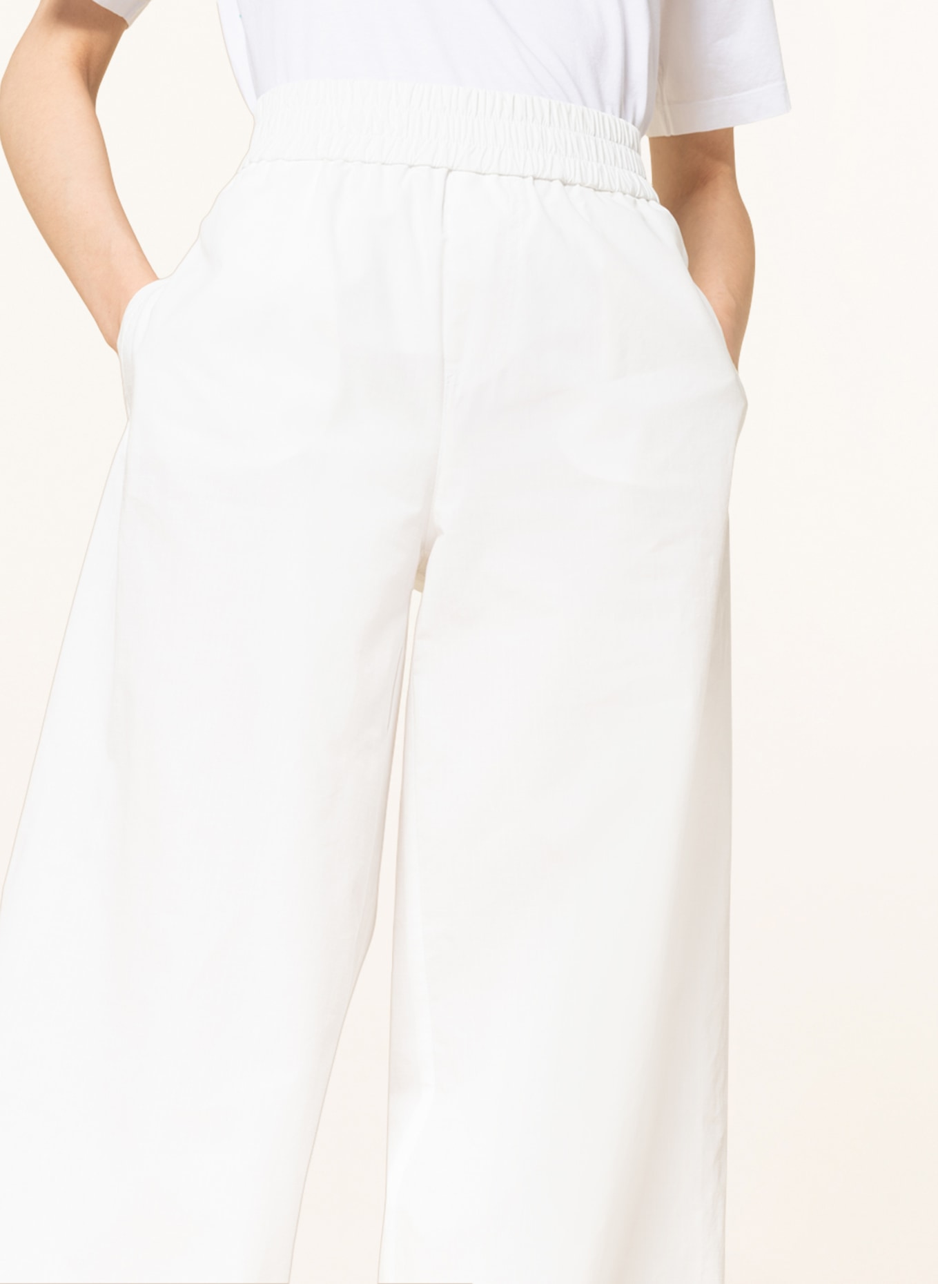 DSQUARED2 Wide leg trousers, Color: WHITE (Image 5)