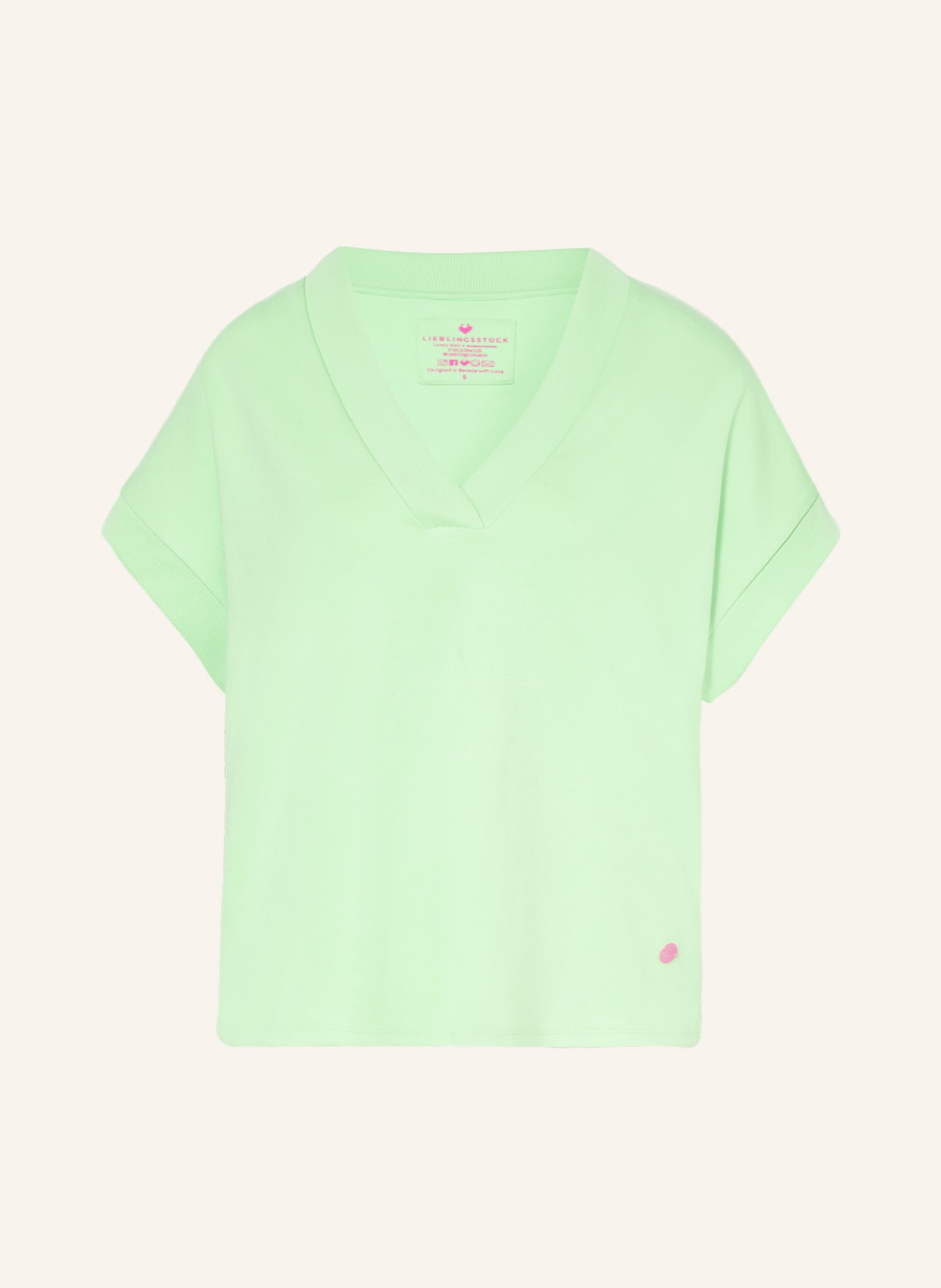 LIEBLINGSSTÜCK Bluza nierozpinana QUINNAL, Kolor: JASNOZIELONY (Obrazek 1)