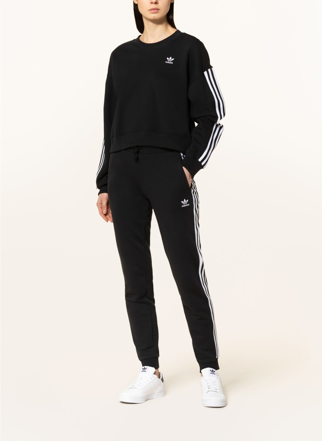 adidas Originals Pants in jogger style, Color: BLACK (Image 2)