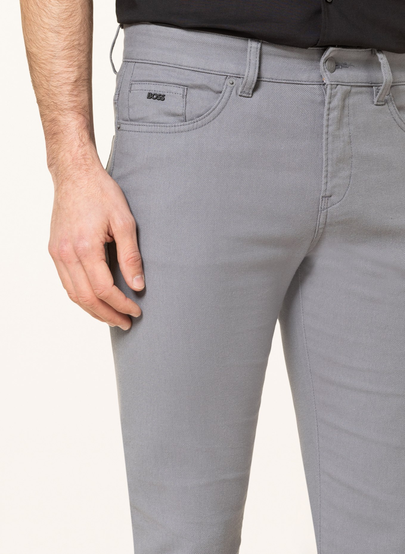 BOSS Pants DELAWARE slim fit, Color: BLUE GRAY (Image 5)