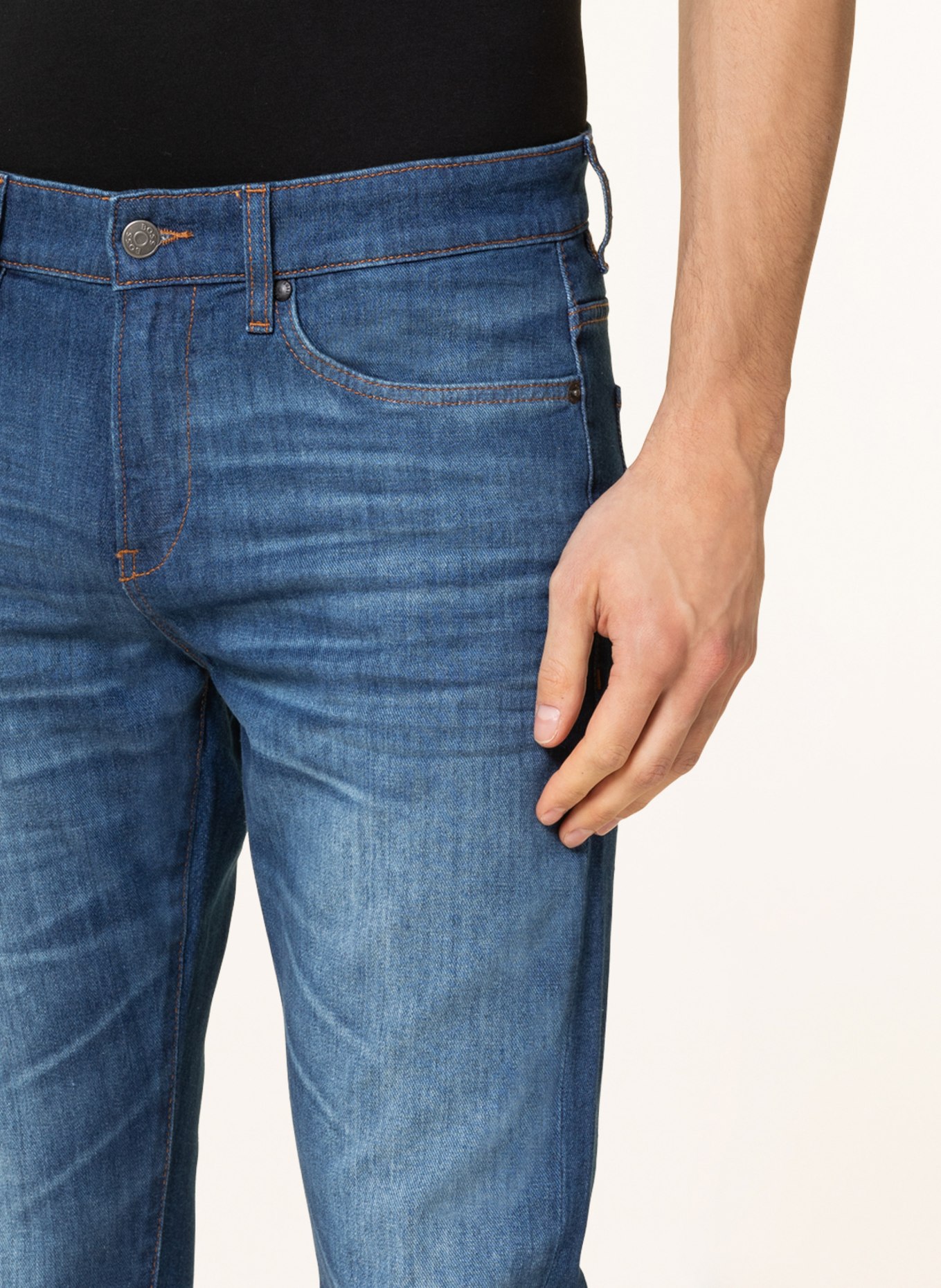 BOSS Jeans DELAWARE Slim Fit, Farbe: 434 BRIGHT BLUE (Bild 5)