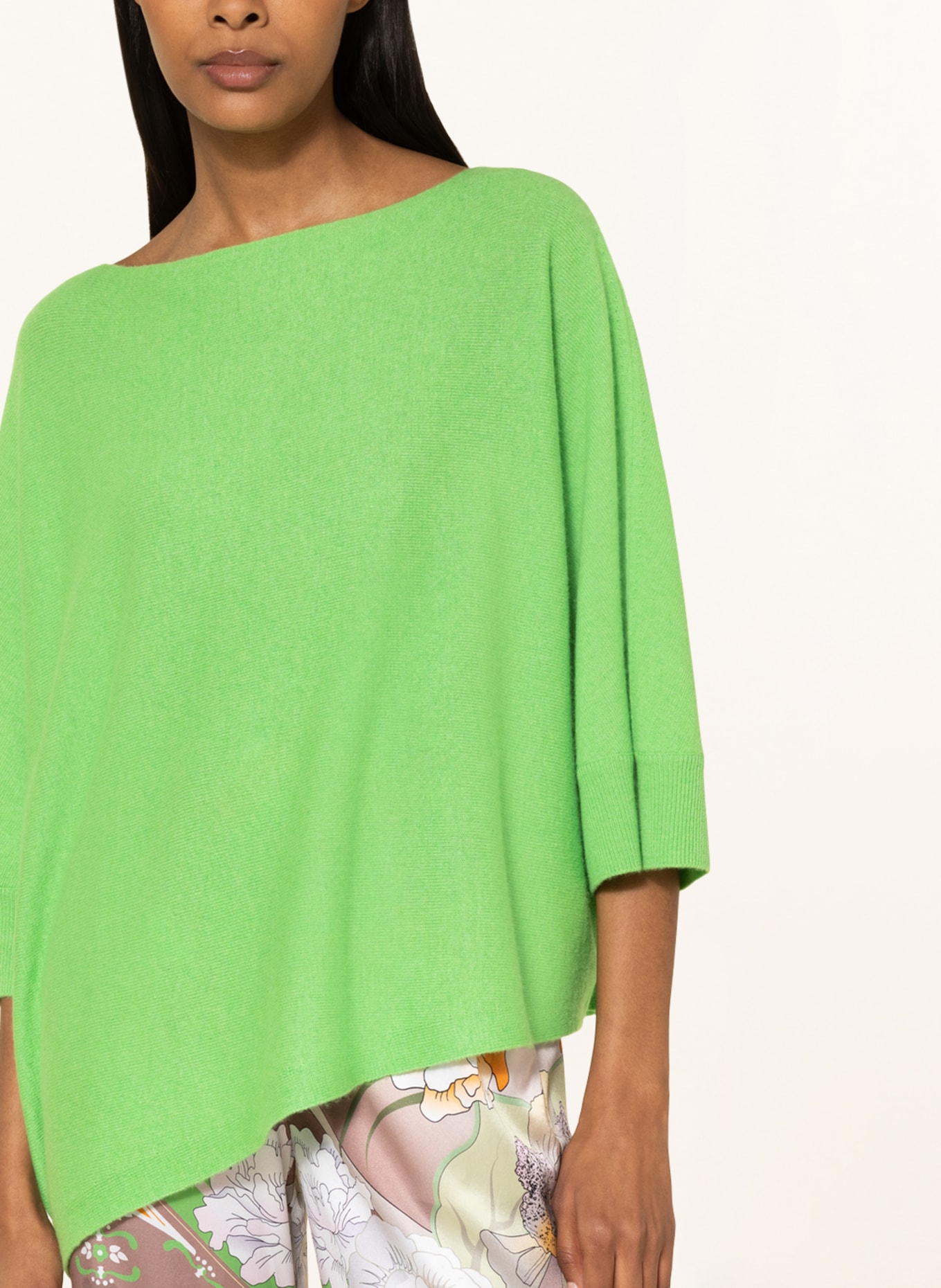 HERZEN'S ANGELEGENHEIT Oversized-Pullover mit Cashmere, Farbe: HELLGRÜN (Bild 4)