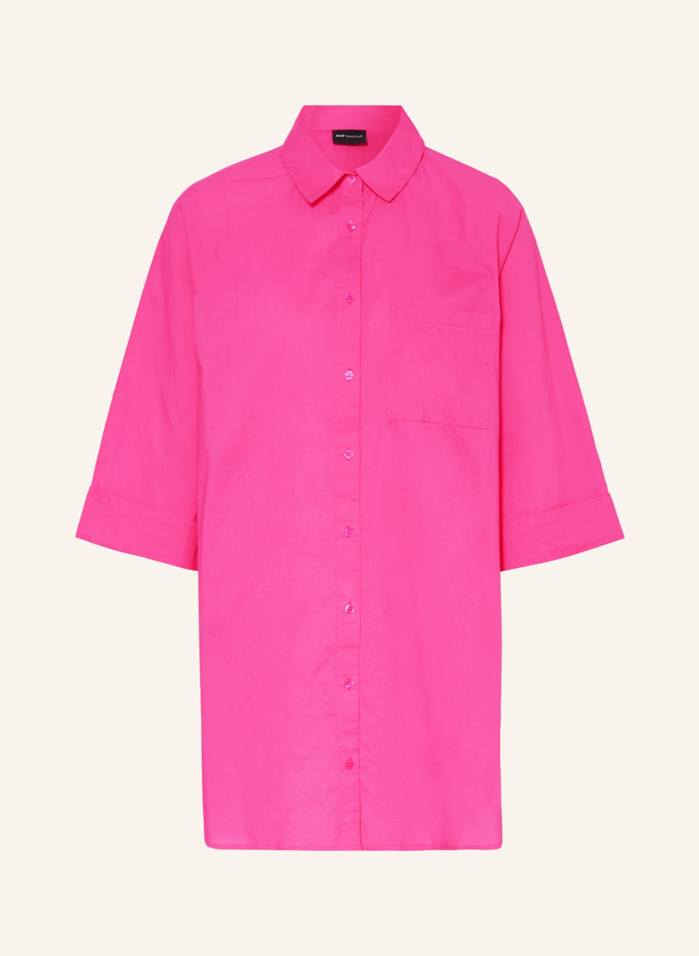 Hot Stuff Shirt blouse with 3/4 sleeves, Color: PINK (Image 1)