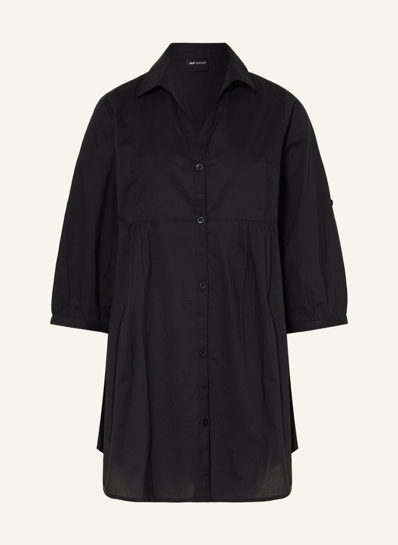 Hot Stuff Shirt dress, Color: BLACK (Image 1)