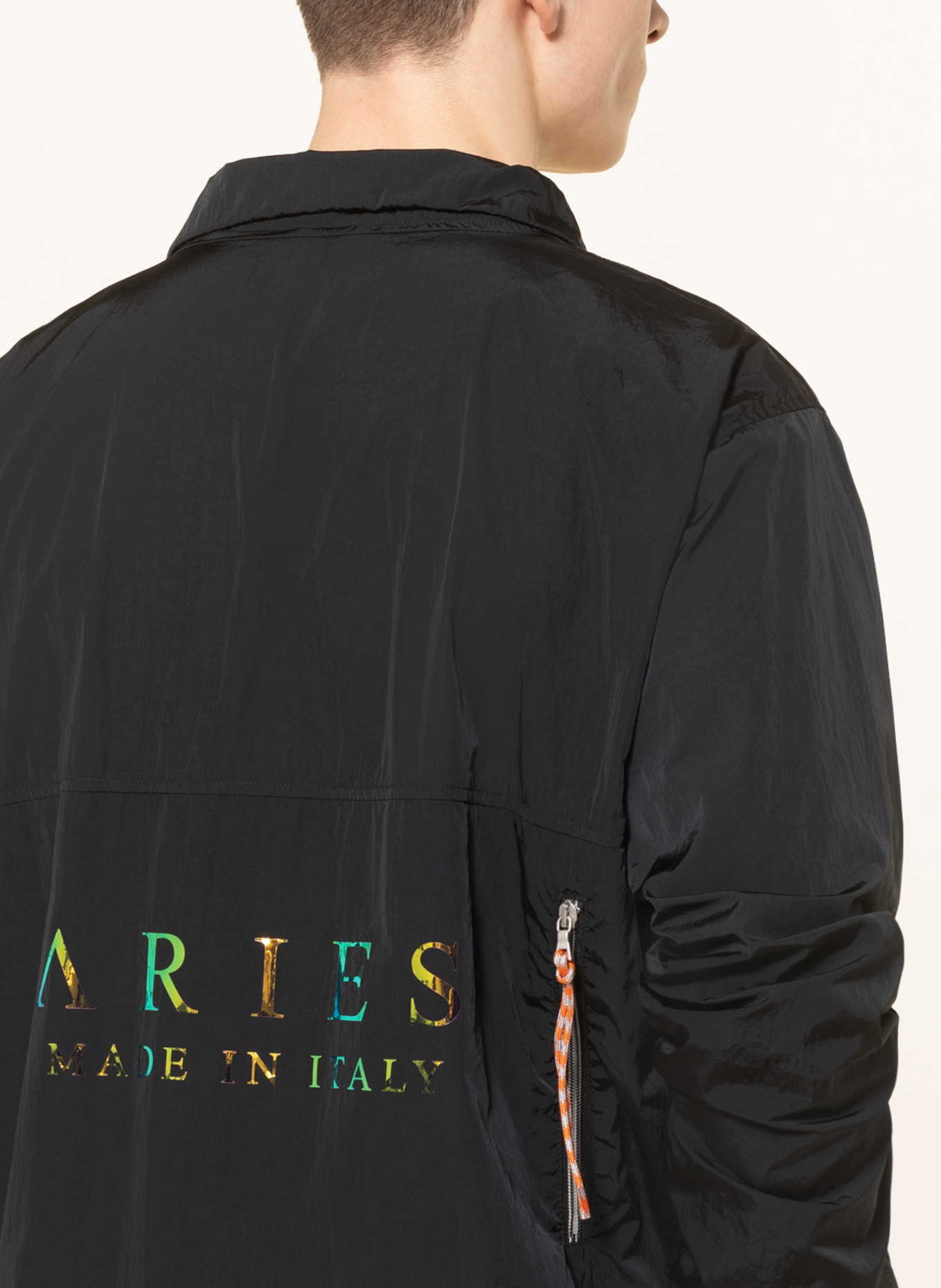 Aries Arise Jacket, Color: BLACK (Image 4)