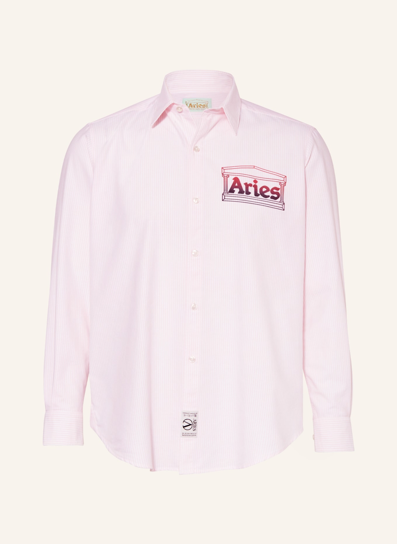 Aries Arise Oxfordhemd Comfort Fit, Farbe: ROSA/ WEISS(Bild null)