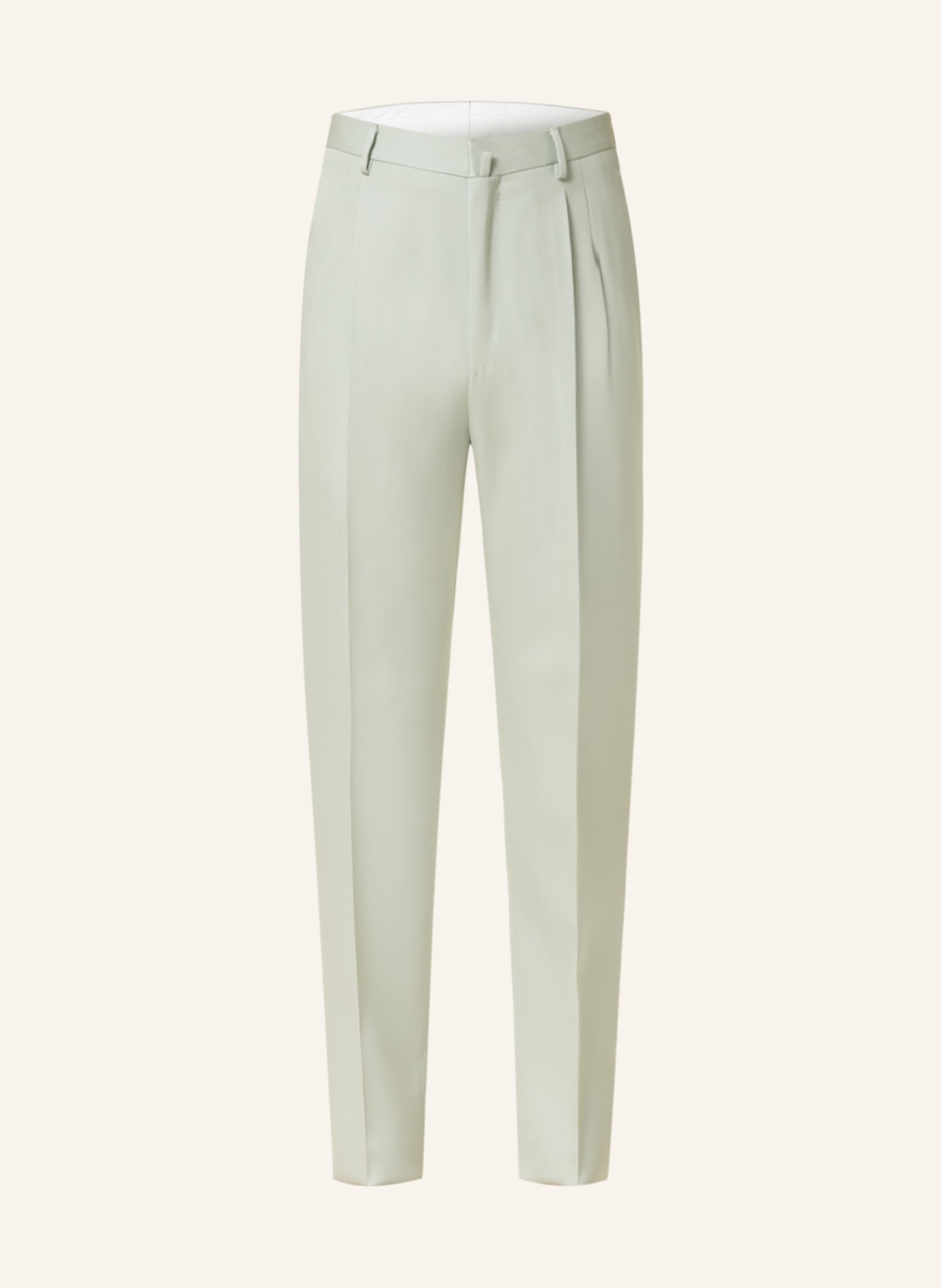 LANVIN Oblekové kalhoty Regular Fit, Barva: 401 SAGE (Obrázek 1)
