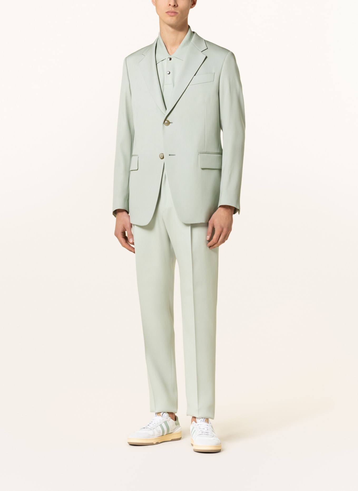 LANVIN Suit jacket regular fit, Color: 401 SAGE (Image 2)