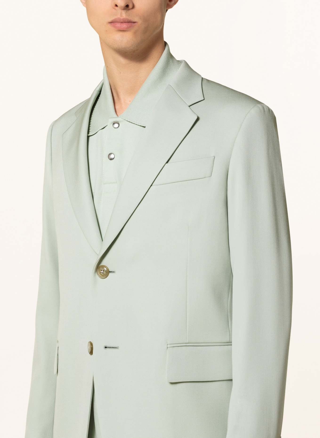 LANVIN Suit jacket regular fit, Color: 401 SAGE (Image 5)