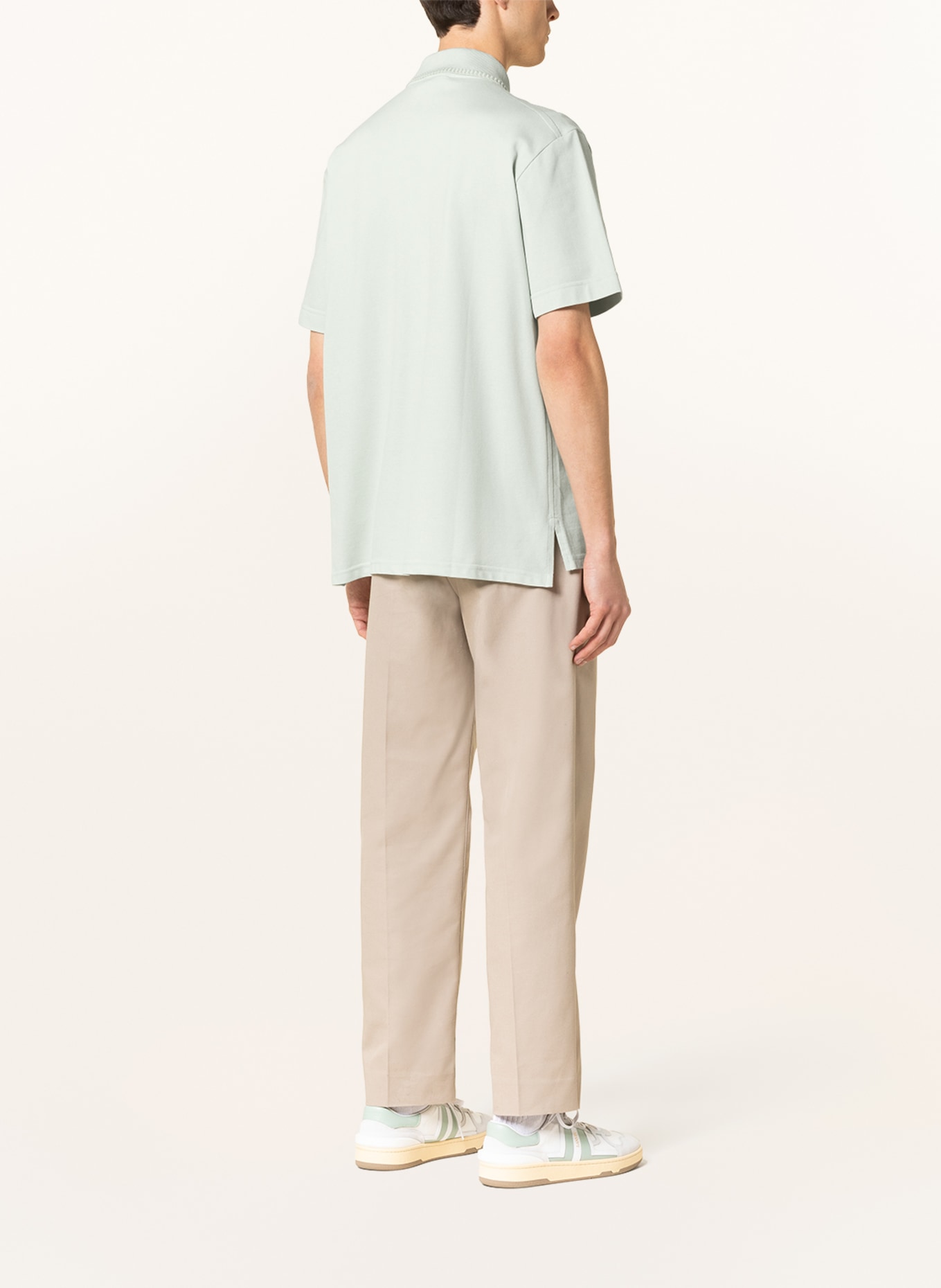 LANVIN Piqué-Poloshirt, Farbe: HELLGRÜN (Bild 3)
