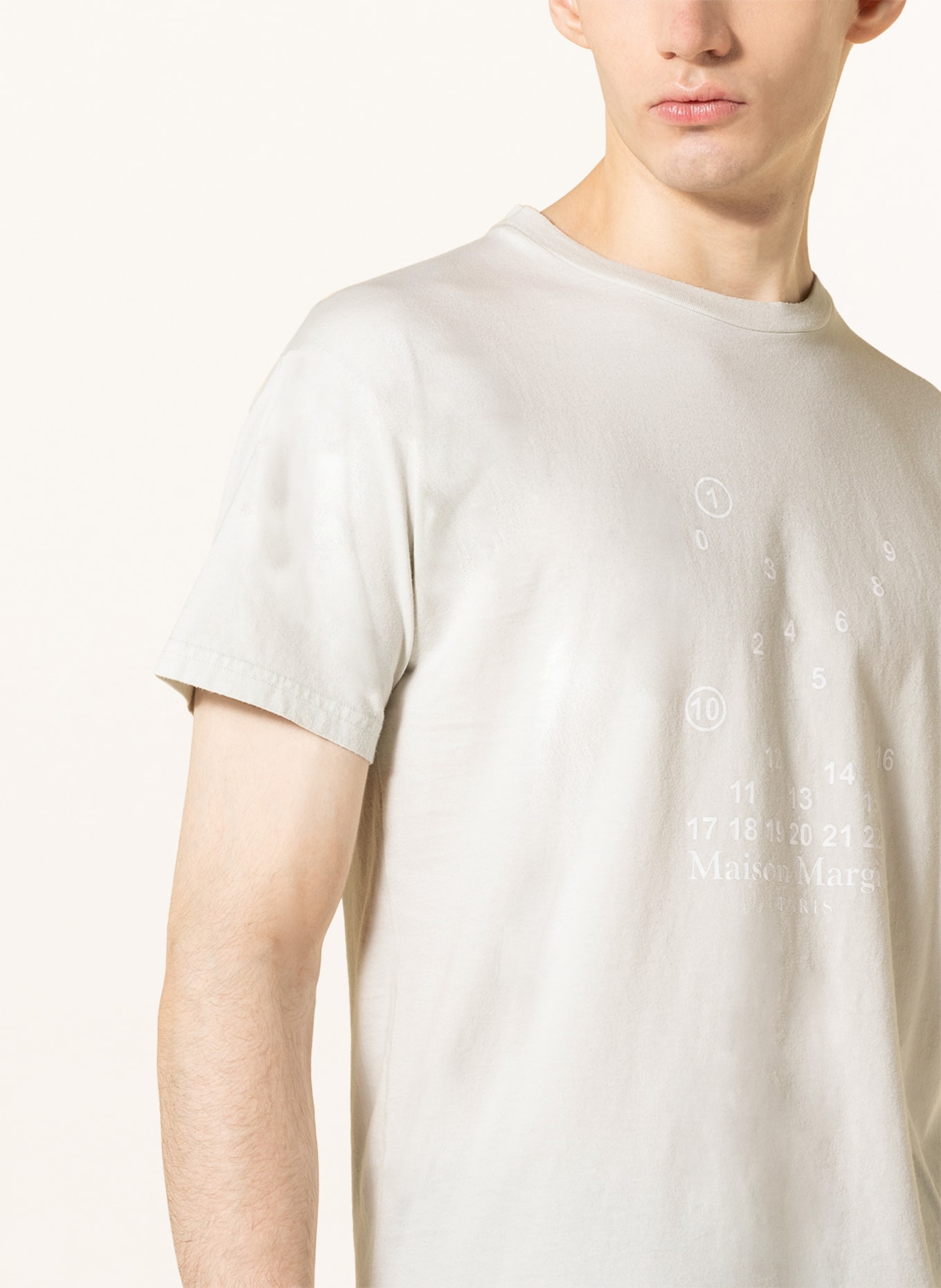 Maison Margiela T-shirt, Color: MINT/ WHITE (Image 4)