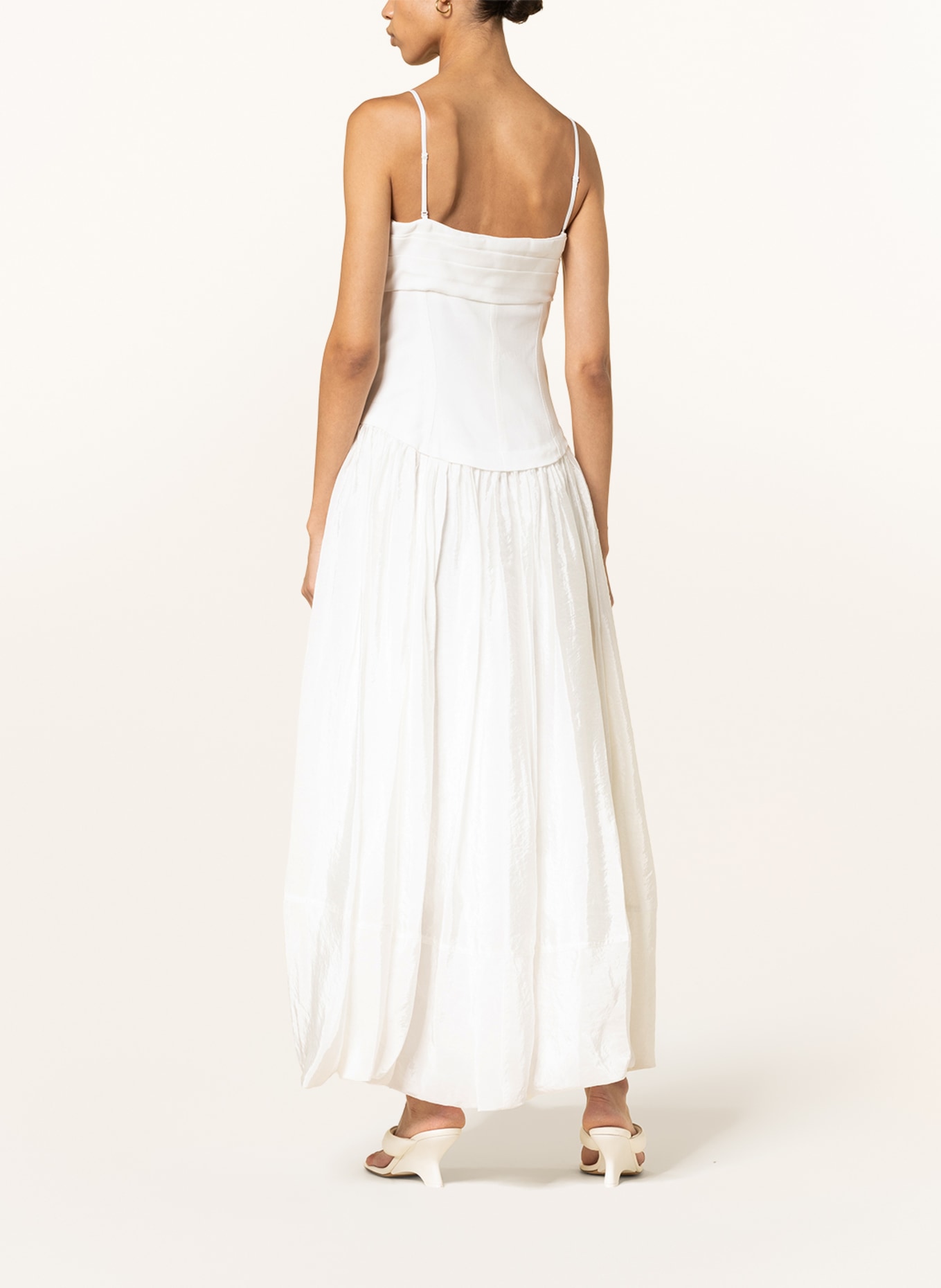 SIMKHAI Off-shoulder dress ALA, Color: WHITE (Image 3)