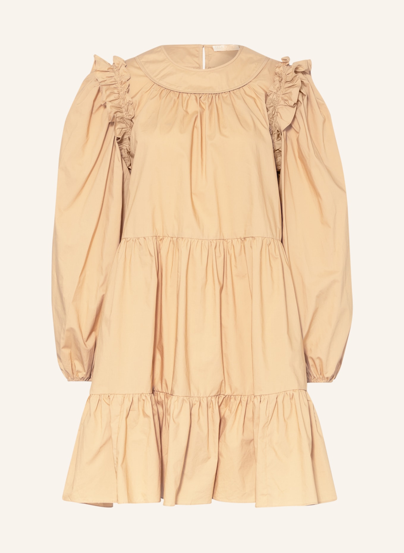 ULLA JOHNSON Dress RHEA, Color: LIGHT BROWN (Image 1)