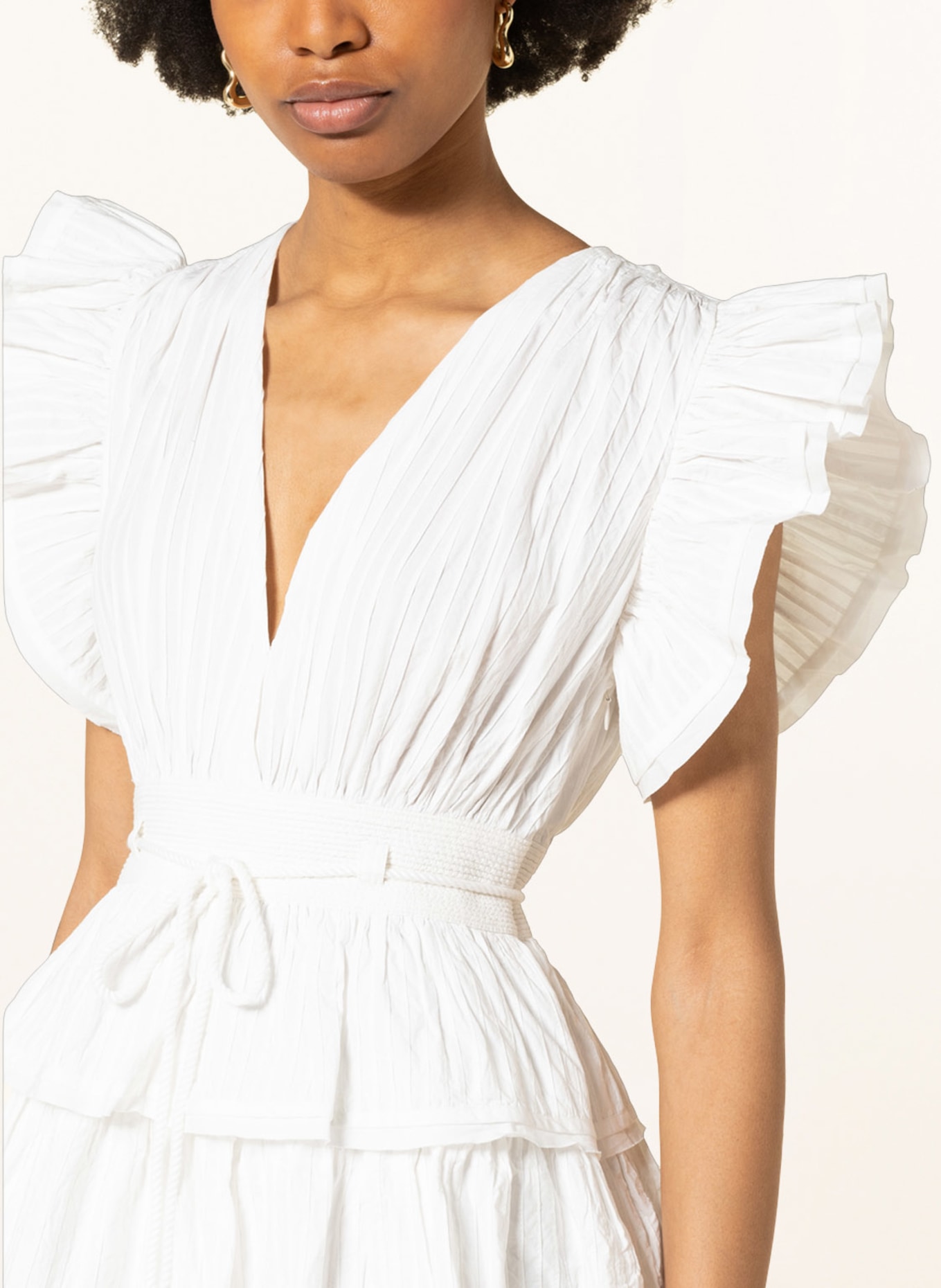 ULLA JOHNSON Dress CAMILLA, Color: WHITE (Image 4)