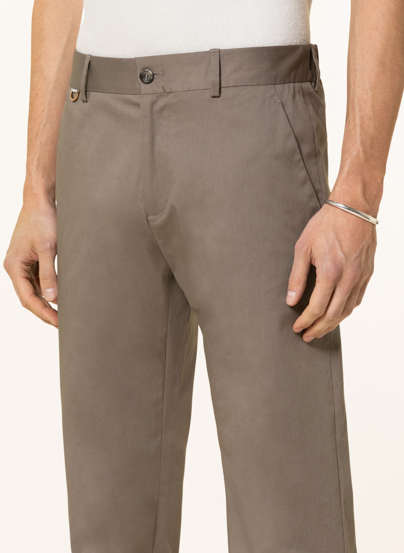 AGNONA Chino kalhoty Regular Fit, Barva: BÉŽOVÁ (Obrázek 5)