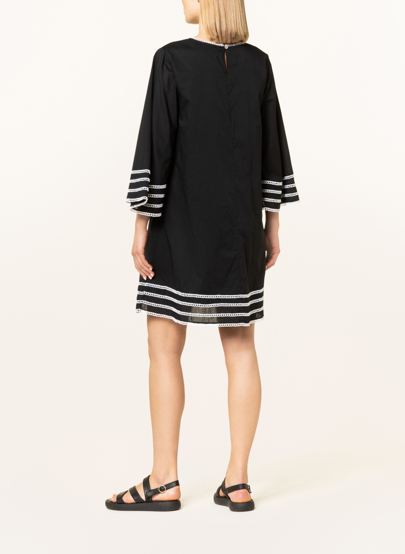 ANGOOR Dress DAKIRA with 3/4 sleeves, Color: BLACK (Image 3)