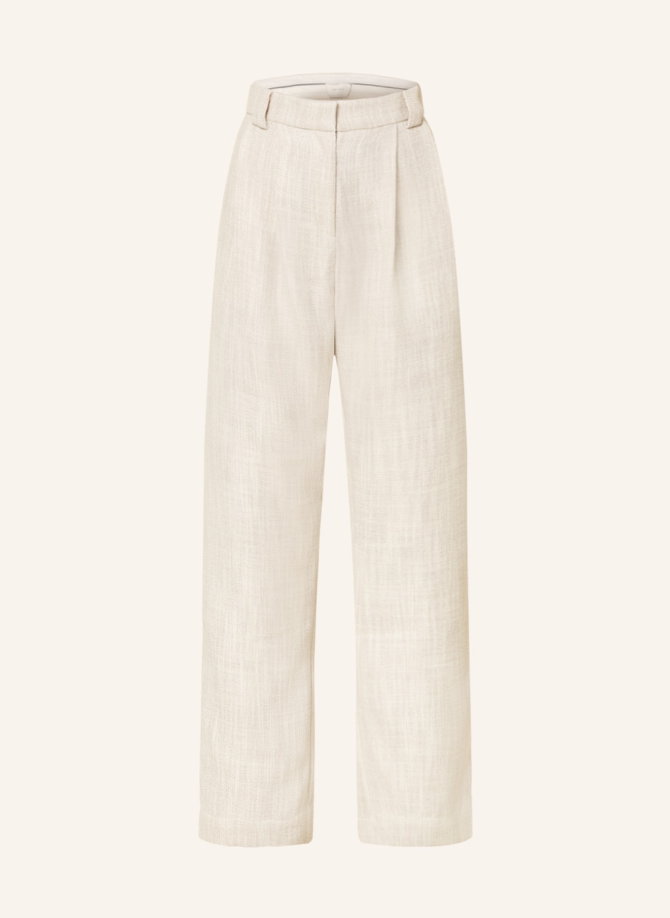 NEO NOIR Wide leg trousers NIVI, Color: BEIGE (Image 1)