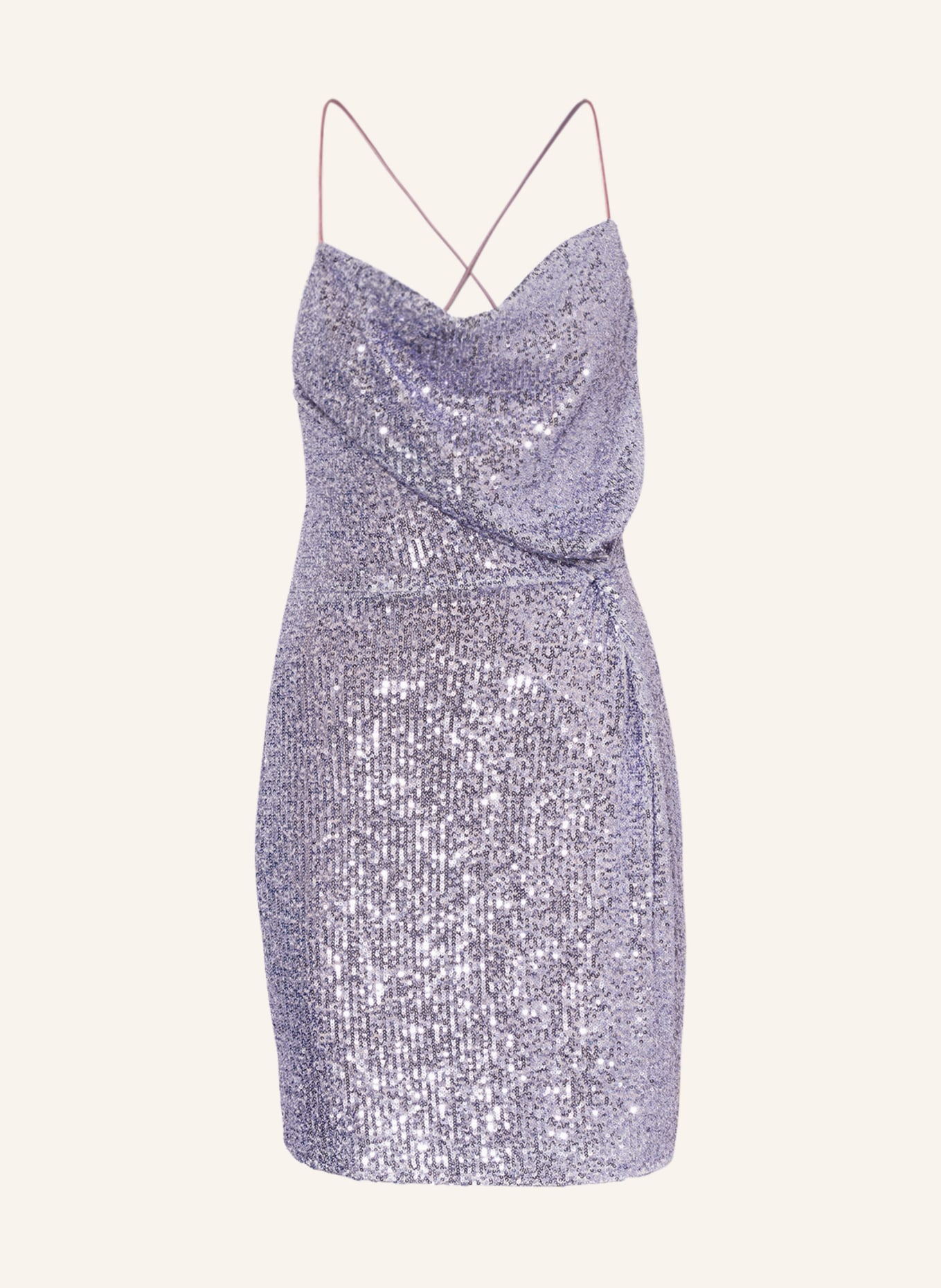 DANTE6 Dress OBU with sequin dress, Color: LIGHT PURPLE (Image 1)