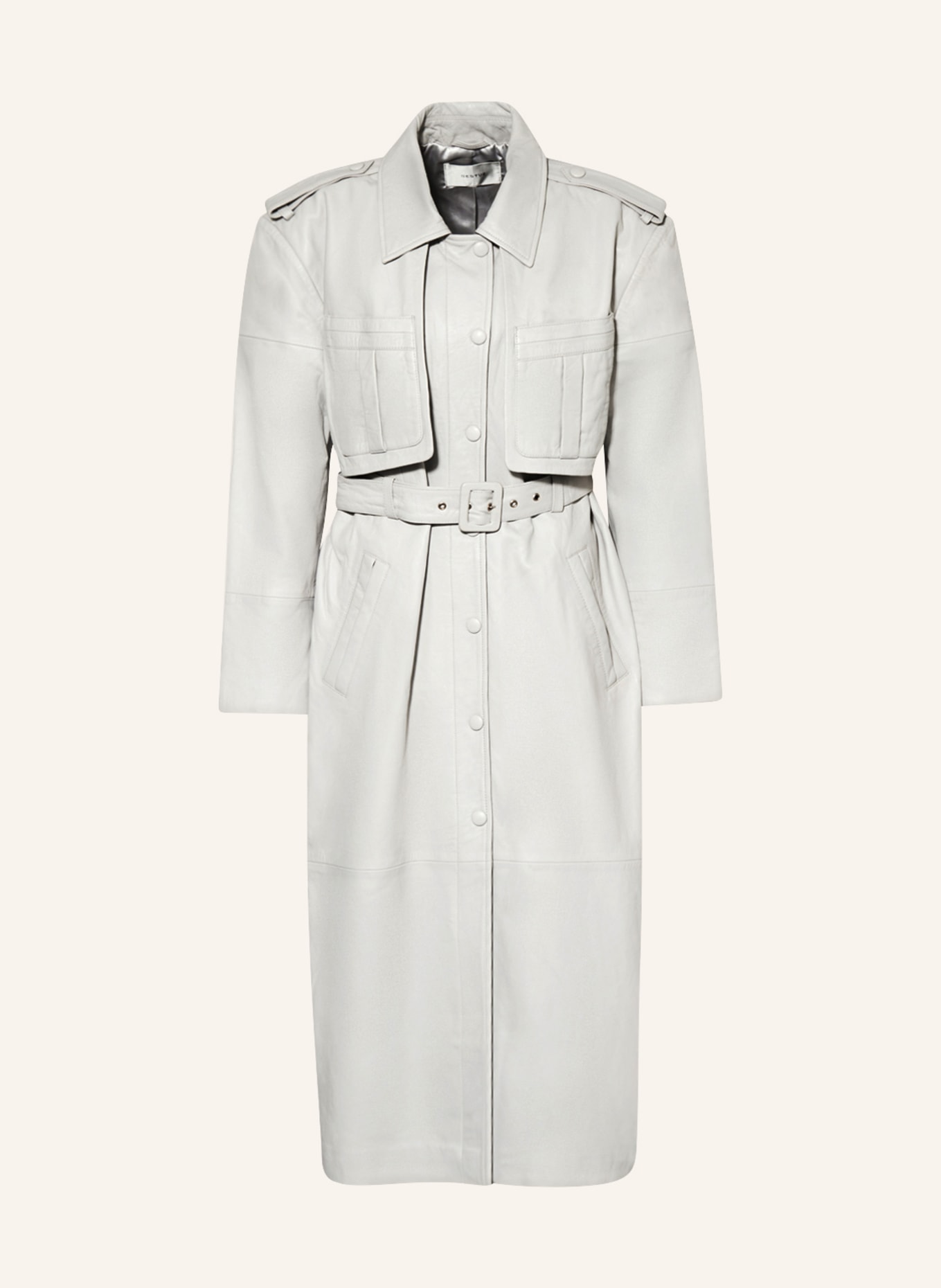 Gestuz trenchcoat top