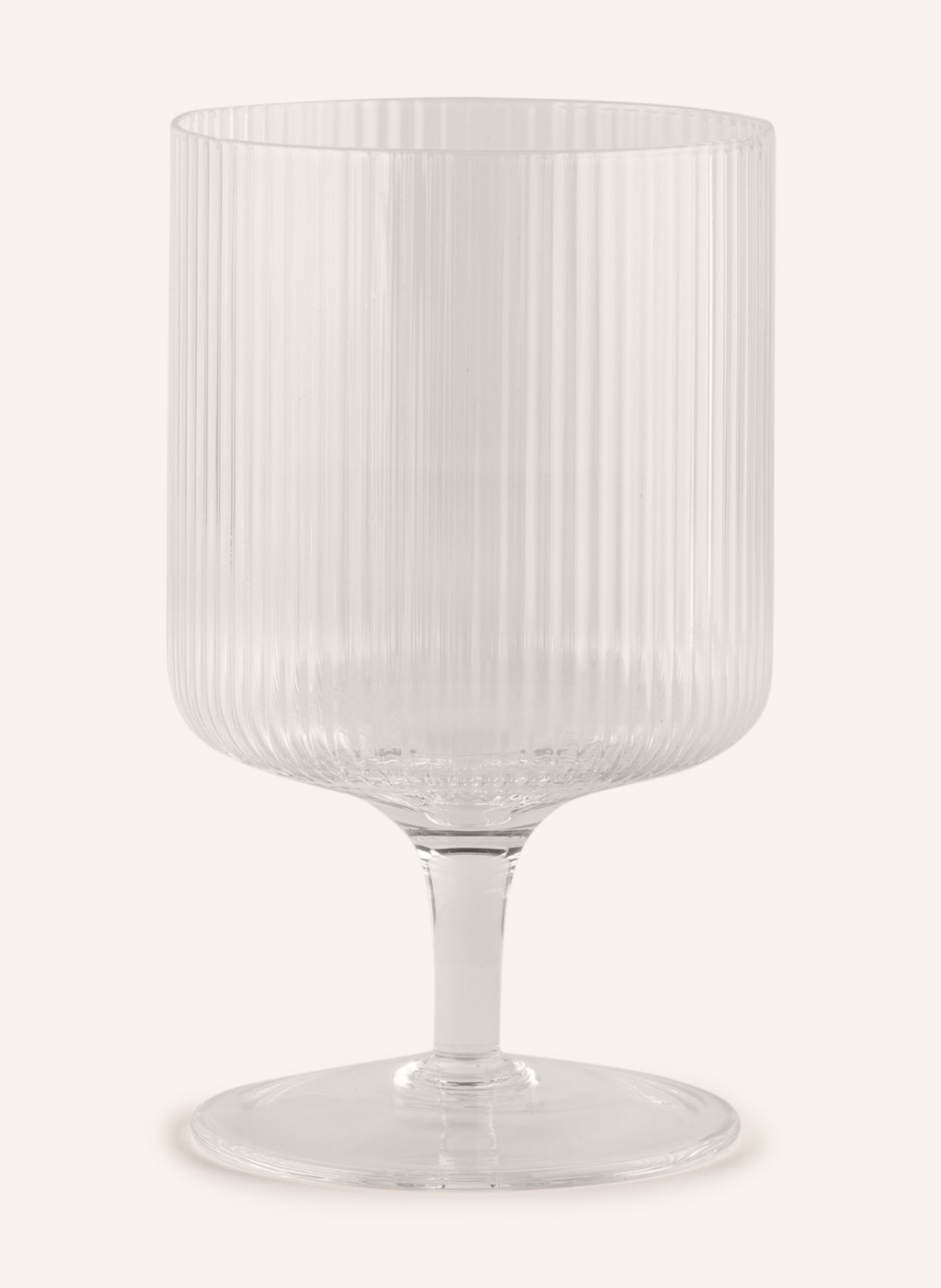 Ferm LIVING Set of 2 wine glasses RIPPLE, Color: WHITE (Image 2)