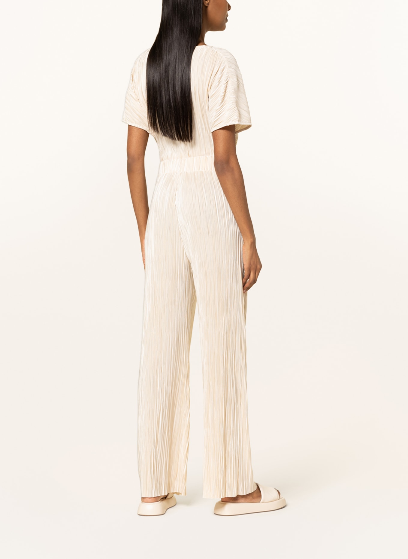 s.Oliver BLACK LABEL Pleated pants, Color: CREAM (Image 3)