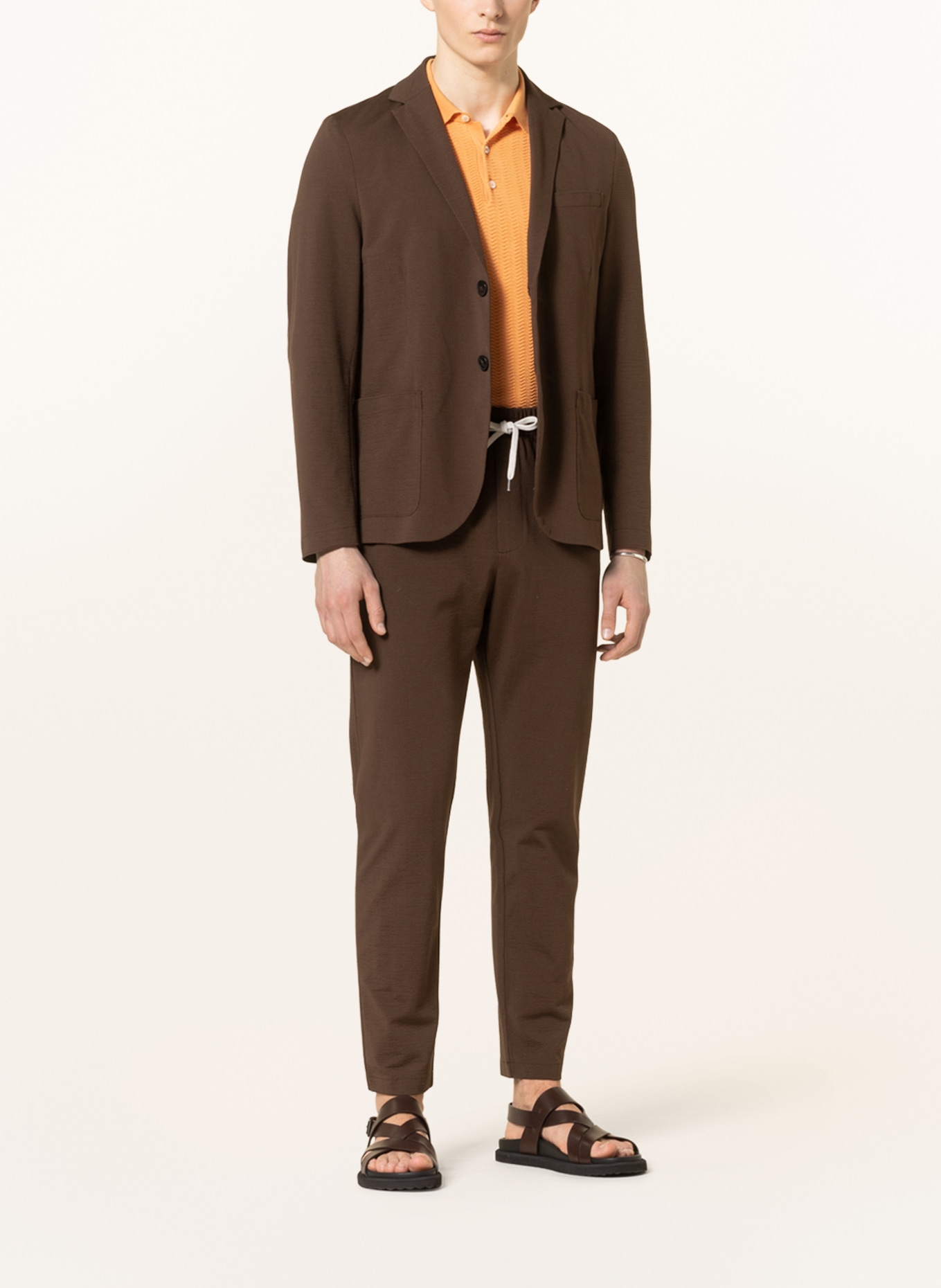 HARRIS WHARF LONDON Suit jacket regular fit, Color: 448 Brown (Image 2)
