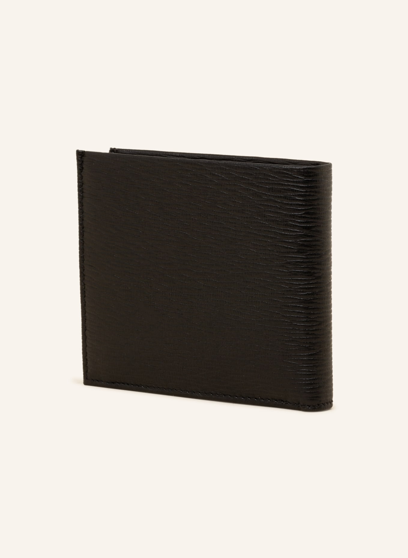FERRAGAMO Wallet REVIVAL GANCIO, Color: BLACK/ SILVER (Image 2)