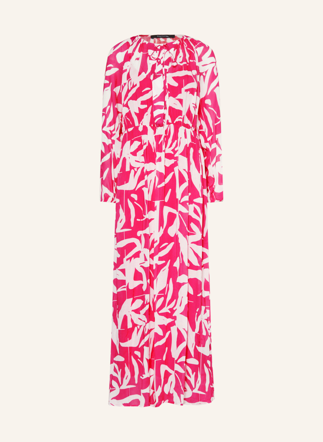 comma Dress, Color: PINK/ WHITE (Image 1)