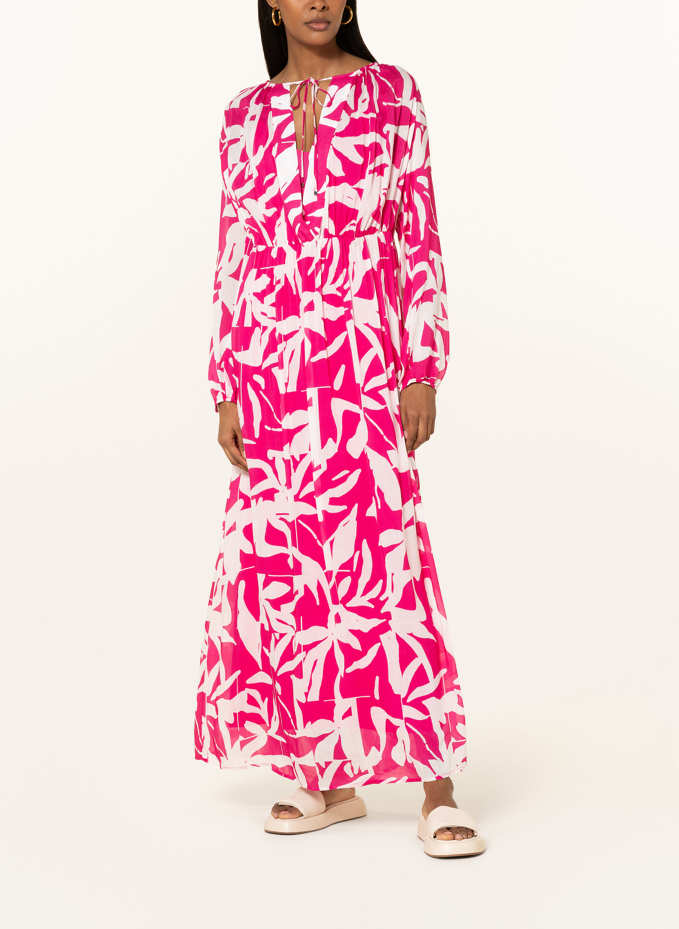 comma Dress, Color: PINK/ WHITE (Image 2)
