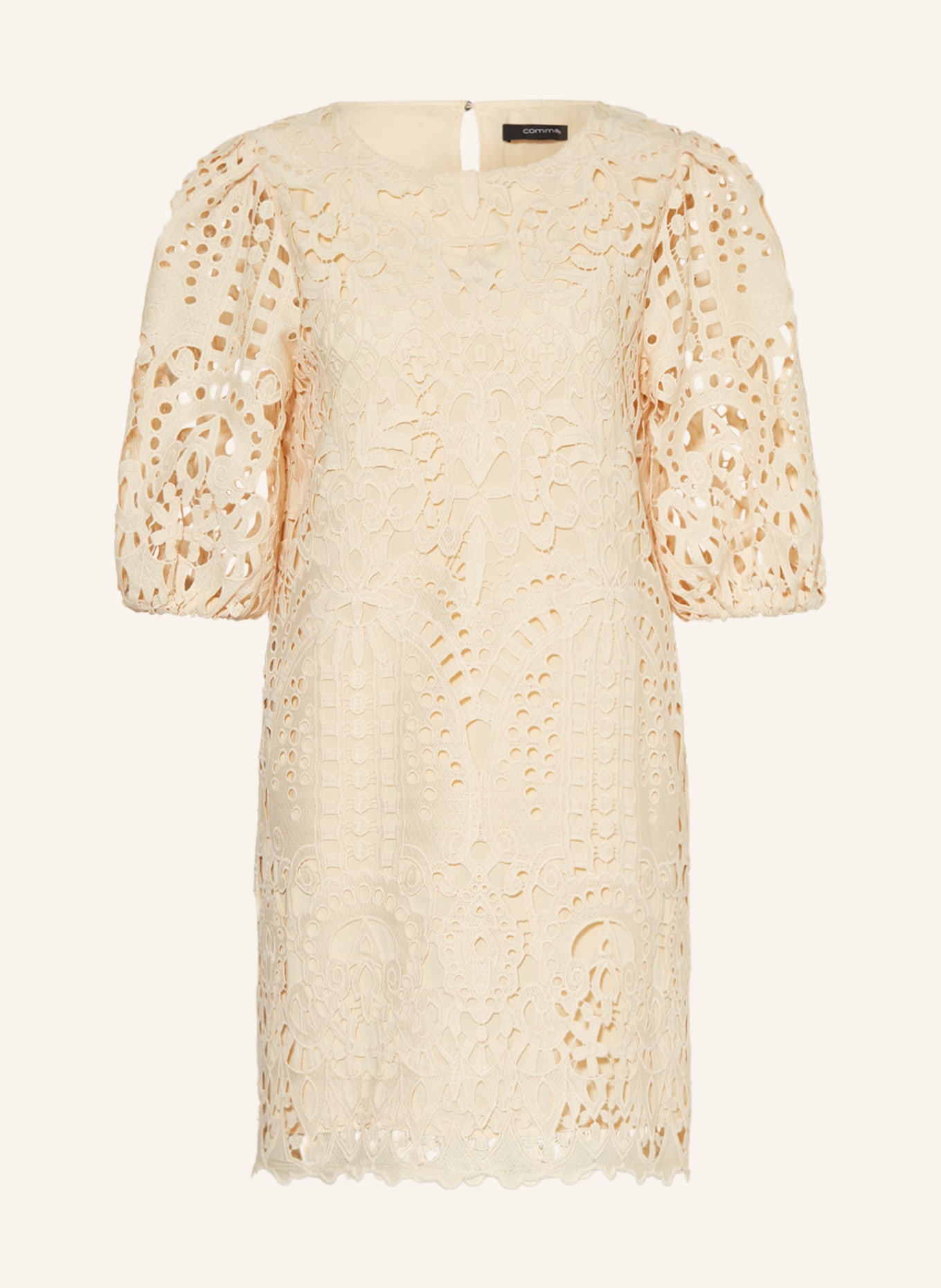 comma Cocktail dress made of lace, Color: ECRU (Image 1)