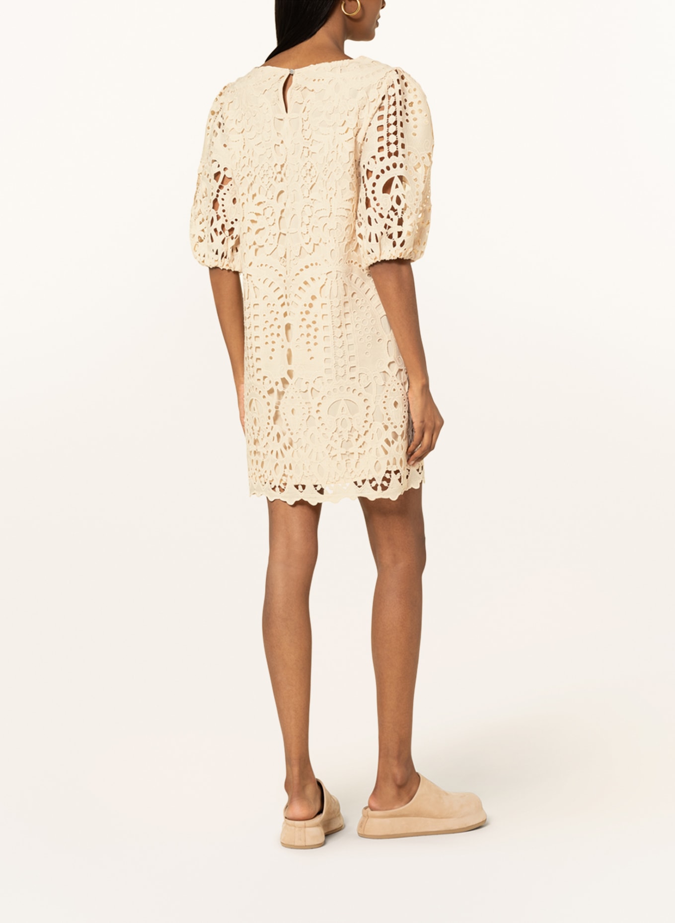 comma Cocktail dress made of lace, Color: ECRU (Image 3)
