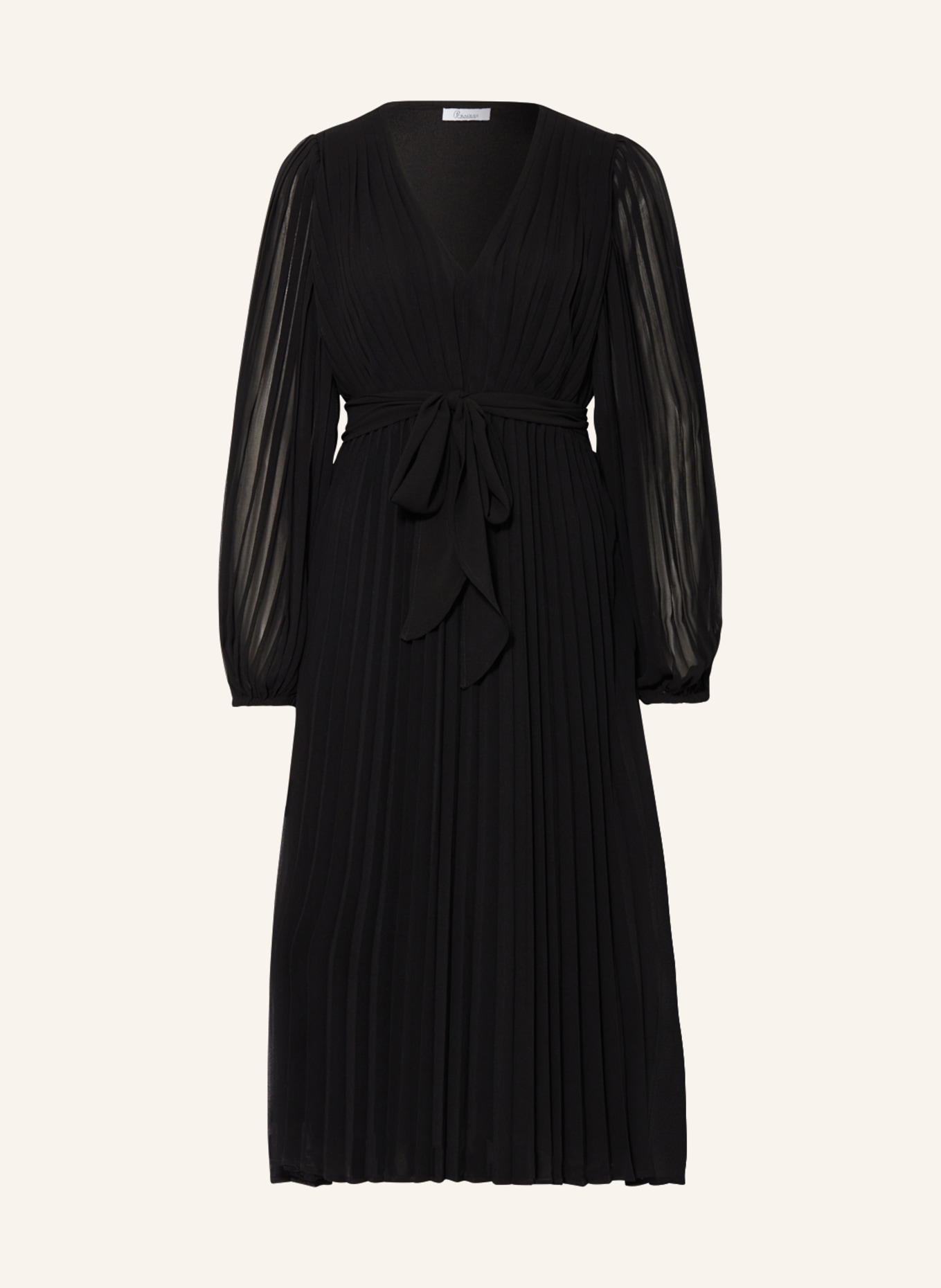 Princess GOES HOLLYWOOD Dress with pleats, Color: BLACK (Image 1)