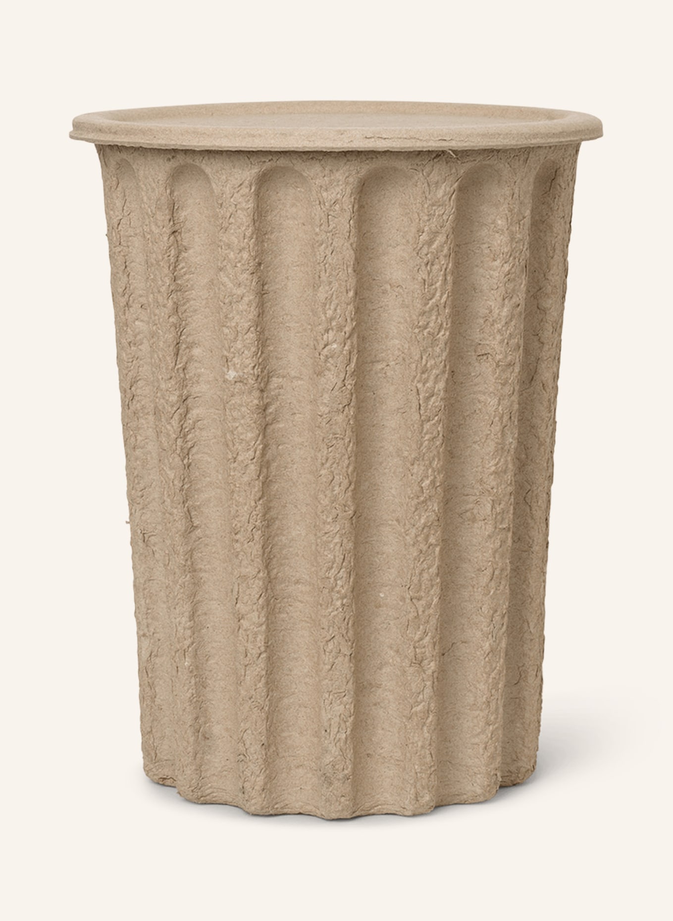 Ferm LIVING Waste basket PULP, Color: BROWN (Image 1)