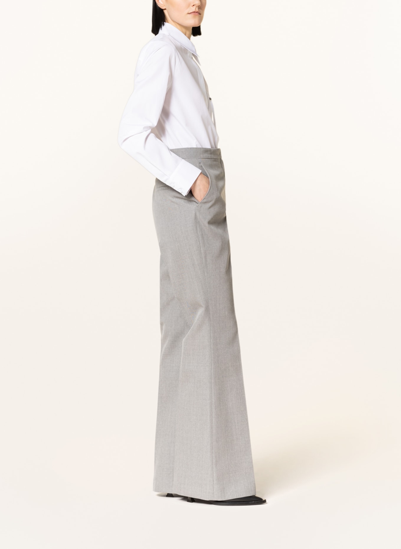 FENDI Spodnie, Kolor: SZARY (Obrazek 4)