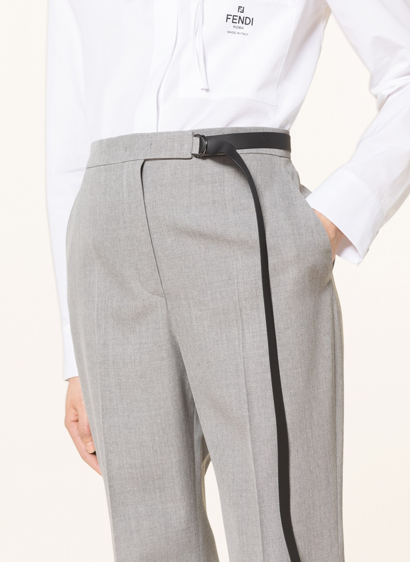 FENDI Pants, Color: GRAY (Image 5)
