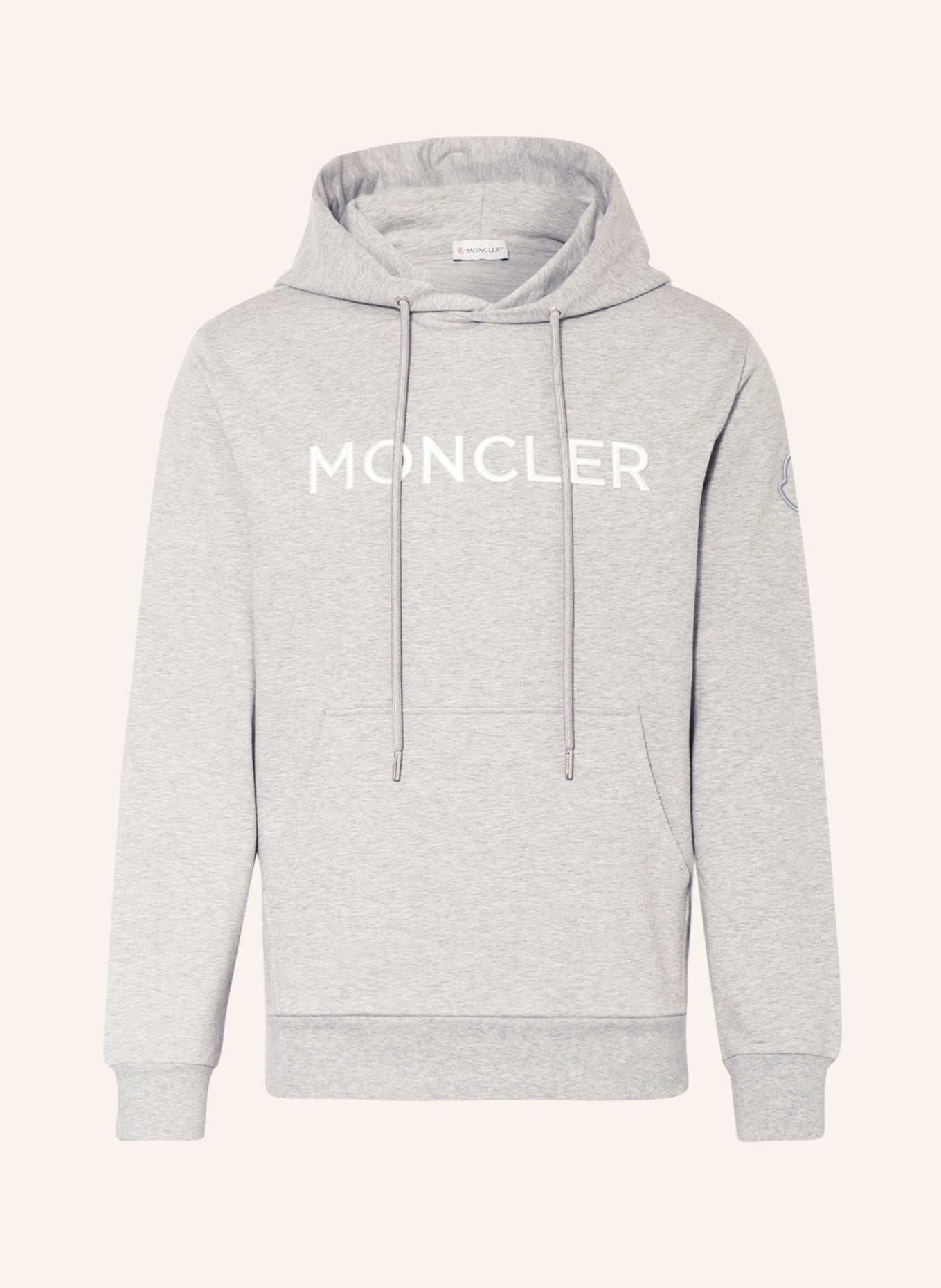 MONCLER Hoodie, Color: LIGHT GRAY (Image 1)