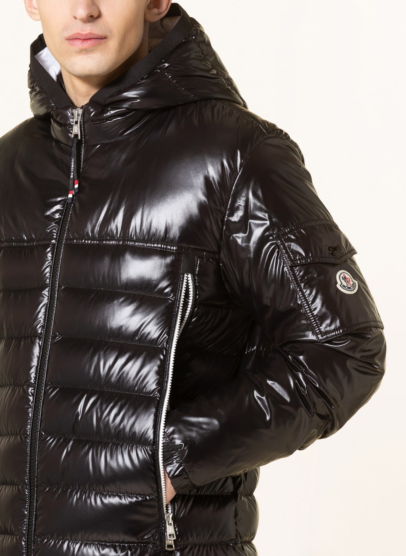 MONCLER Down jacket AVEYRON, Color: BLACK (Image 5)