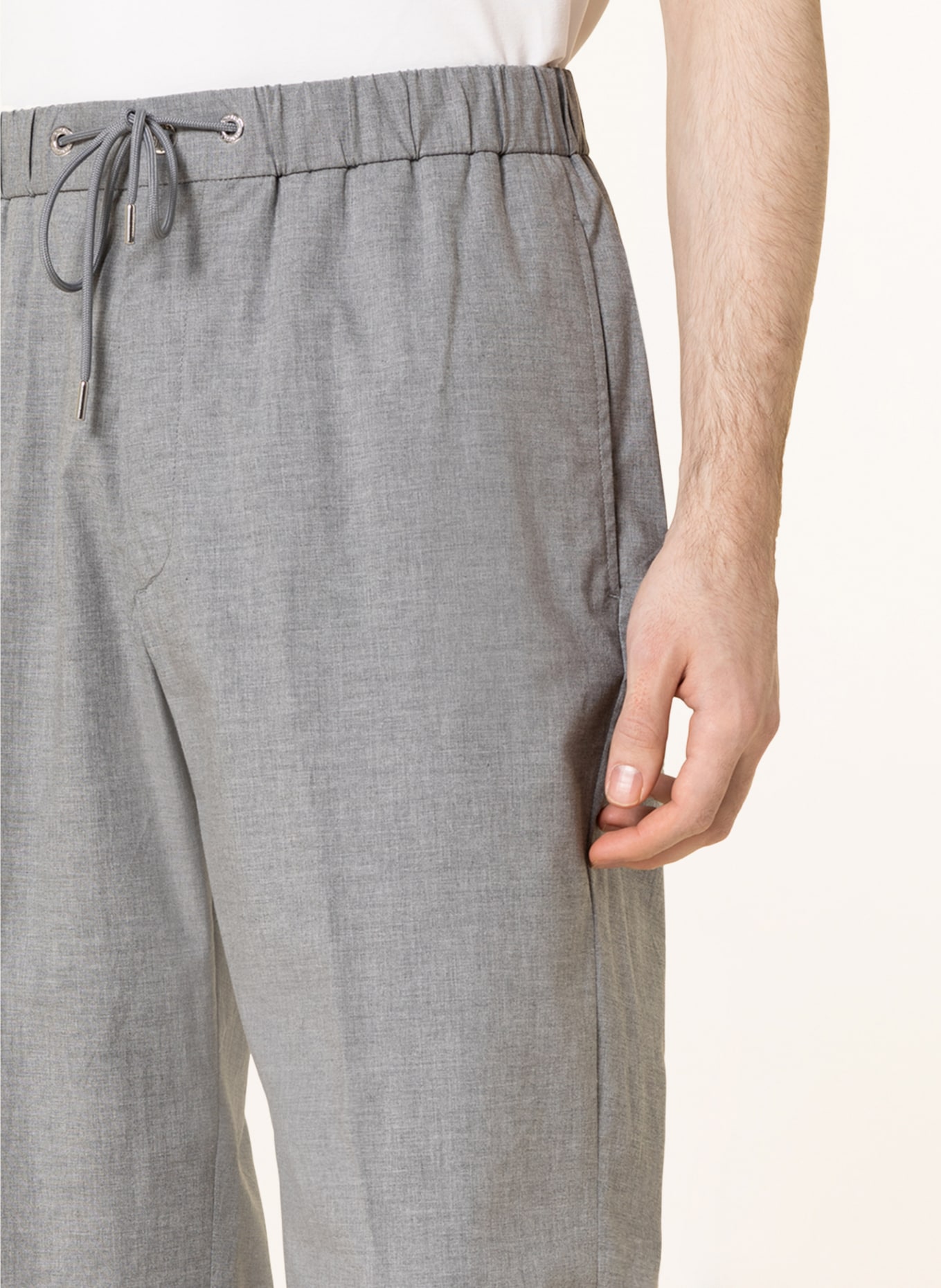 MONCLER Kalhoty v joggingovém stylu, Barva: ŠEDÁ (Obrázek 5)