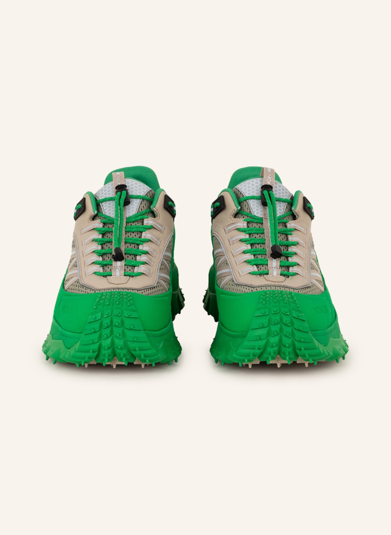 MONCLER GRENOBLE Sneakers TRAILGRIP, Color: GREEN/ BEIGE (Image 3)