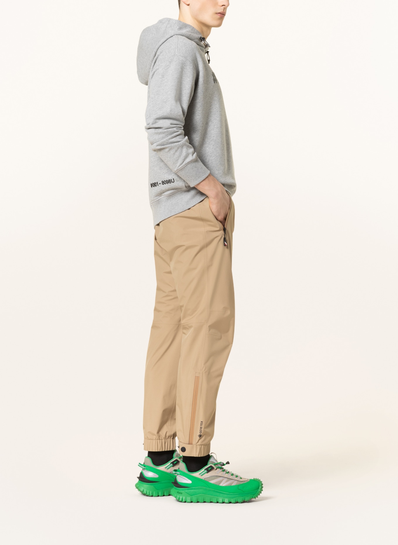MONCLER GRENOBLE Spodnie, Kolor: BEŻOWY (Obrazek 4)