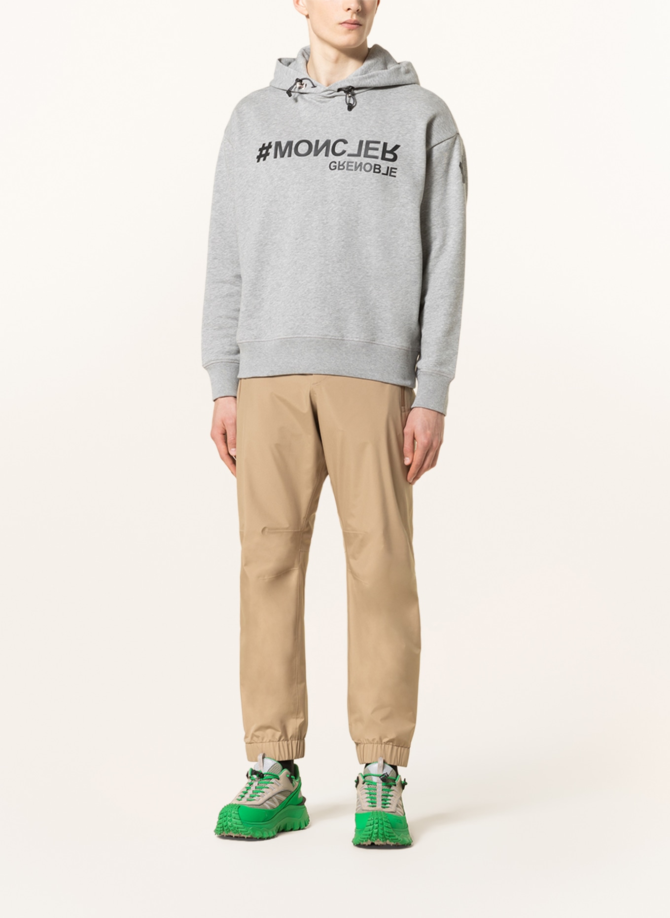 MONCLER GRENOBLE Hoodie, Color: LIGHT GRAY (Image 2)