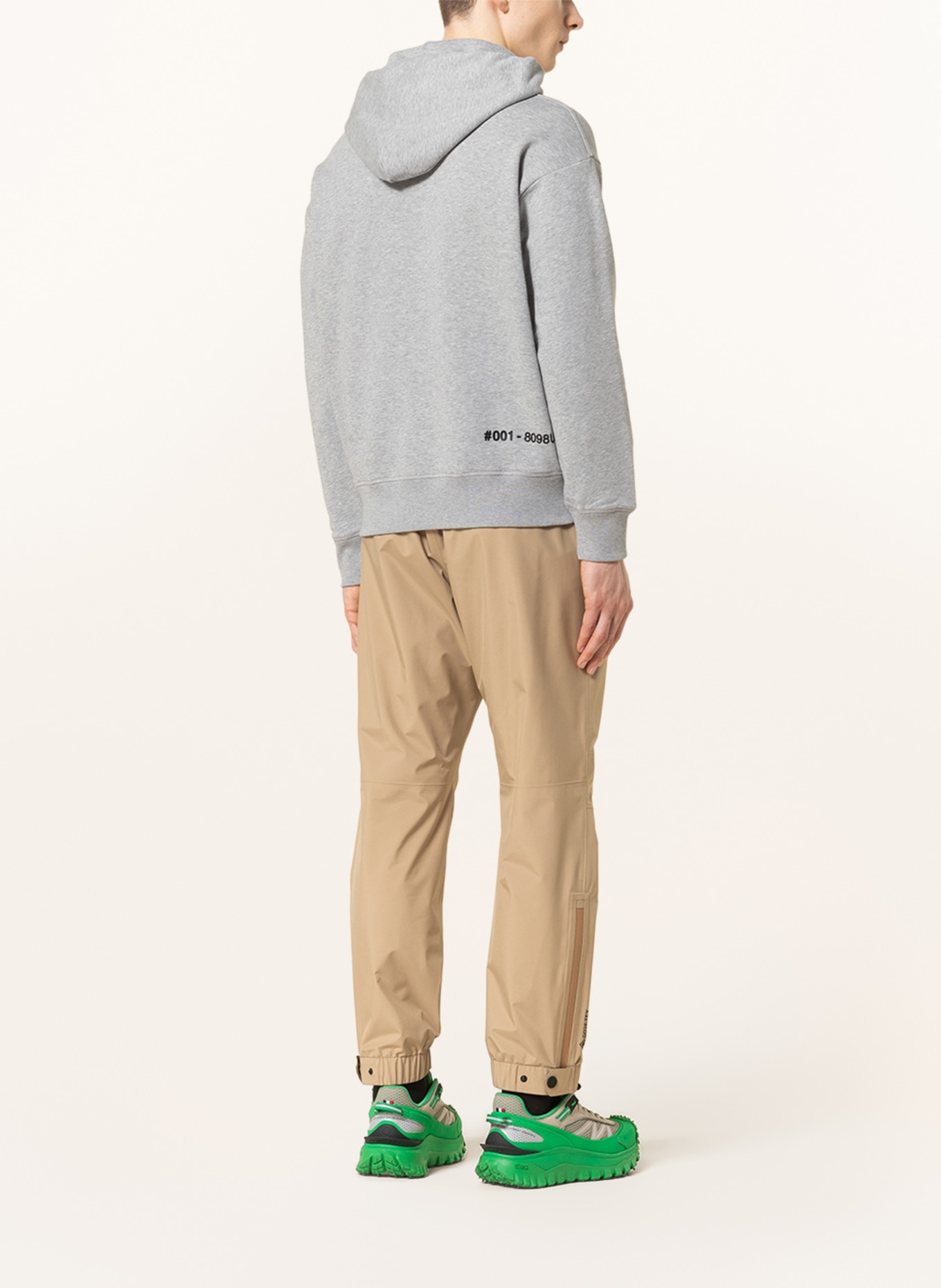 MONCLER GRENOBLE Hoodie, Color: LIGHT GRAY (Image 3)