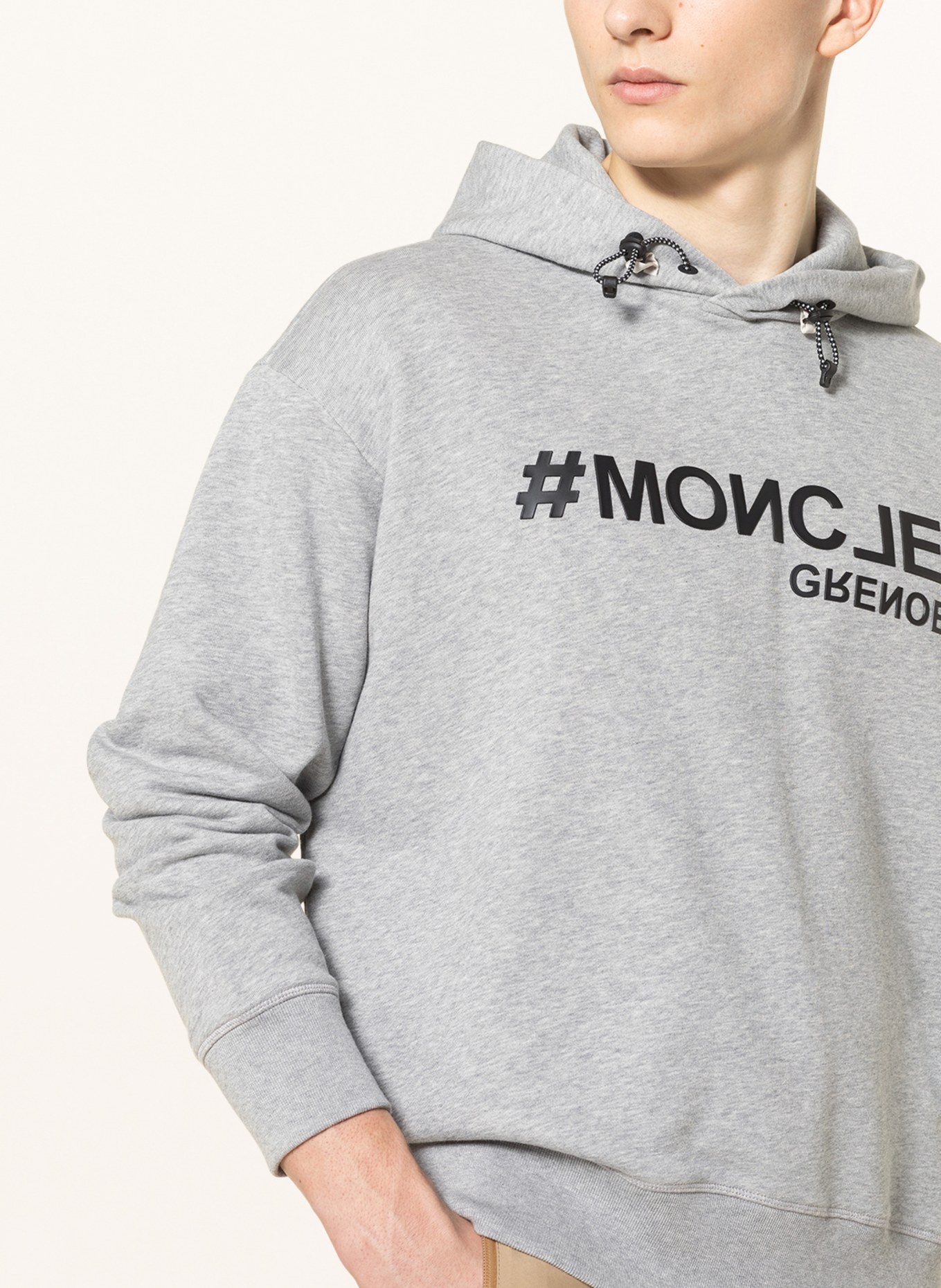 MONCLER GRENOBLE Hoodie, Color: LIGHT GRAY (Image 5)