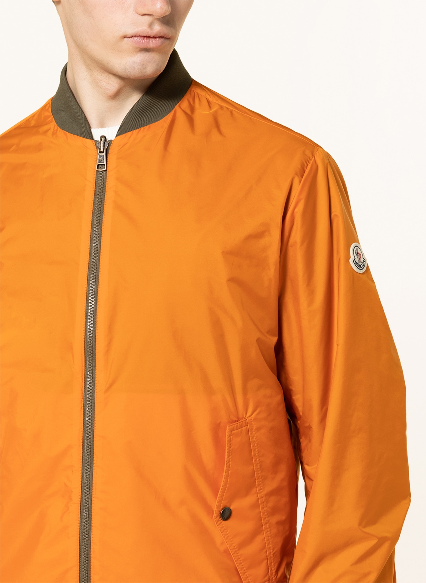 MONCLER Reversible bomber jacket OUVEZE, Color: ORANGE (Image 5)
