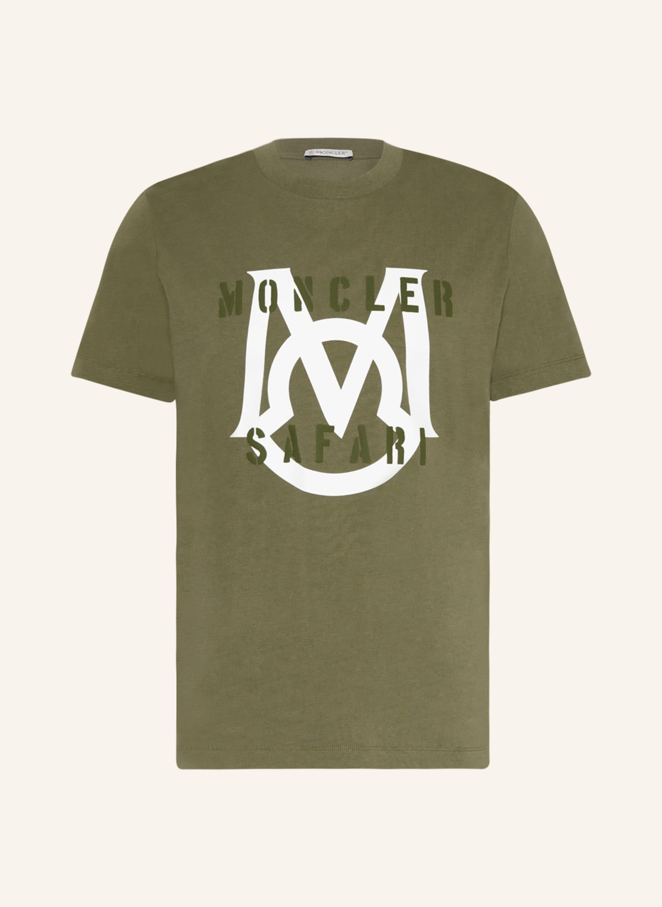 MONCLER T-shirt, Color: OLIVE (Image 1)