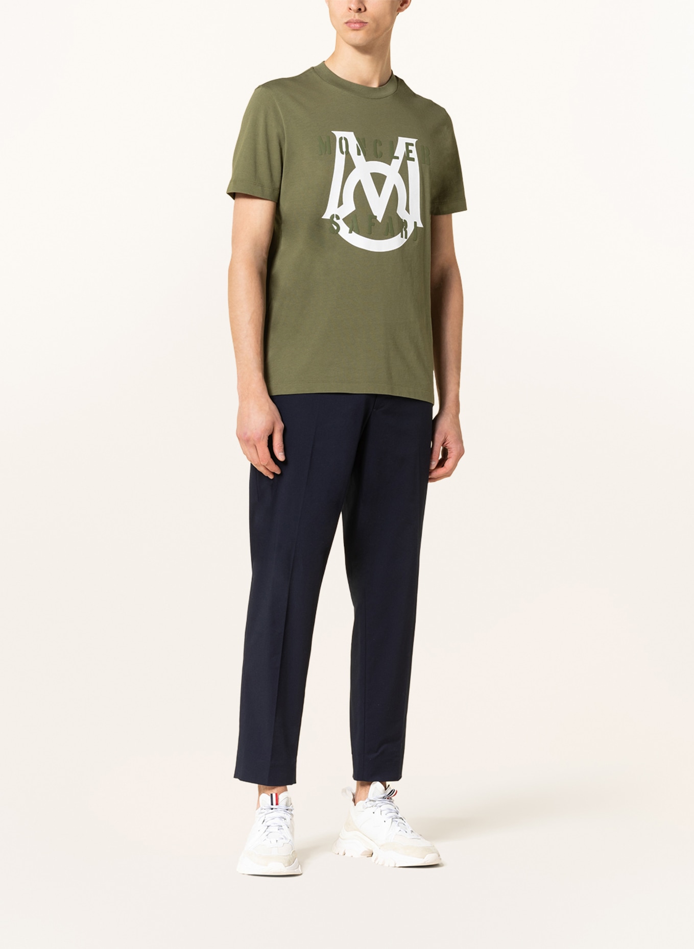 MONCLER T-shirt, Color: OLIVE (Image 2)