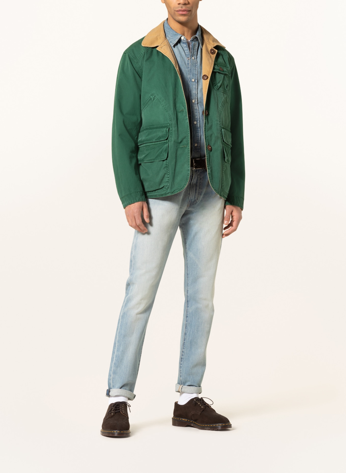 POLO RALPH LAUREN Reversible jacket, Color: LIGHT BROWN (Image 2)