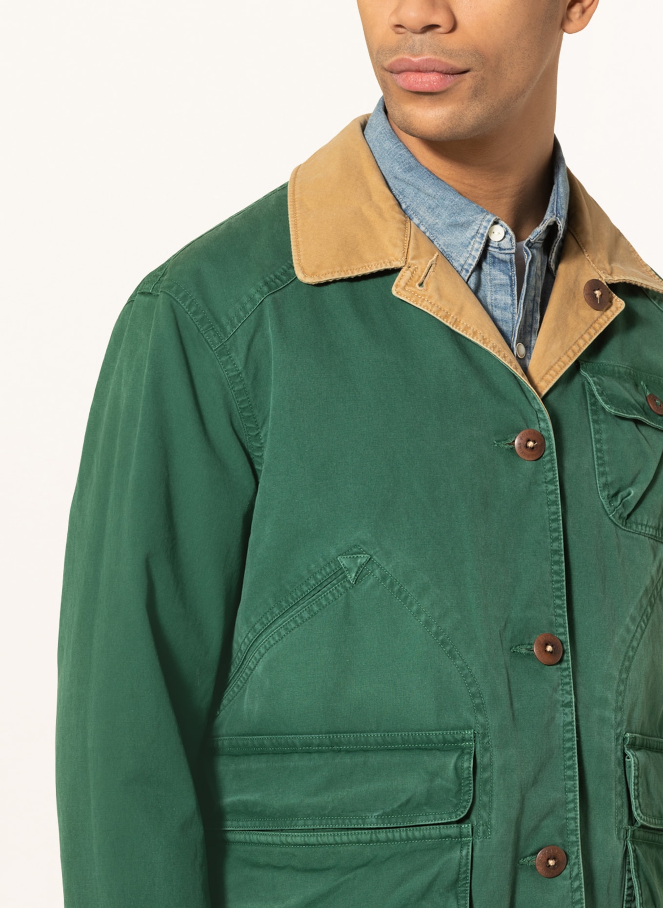 POLO RALPH LAUREN Reversible jacket, Color: LIGHT BROWN (Image 5)