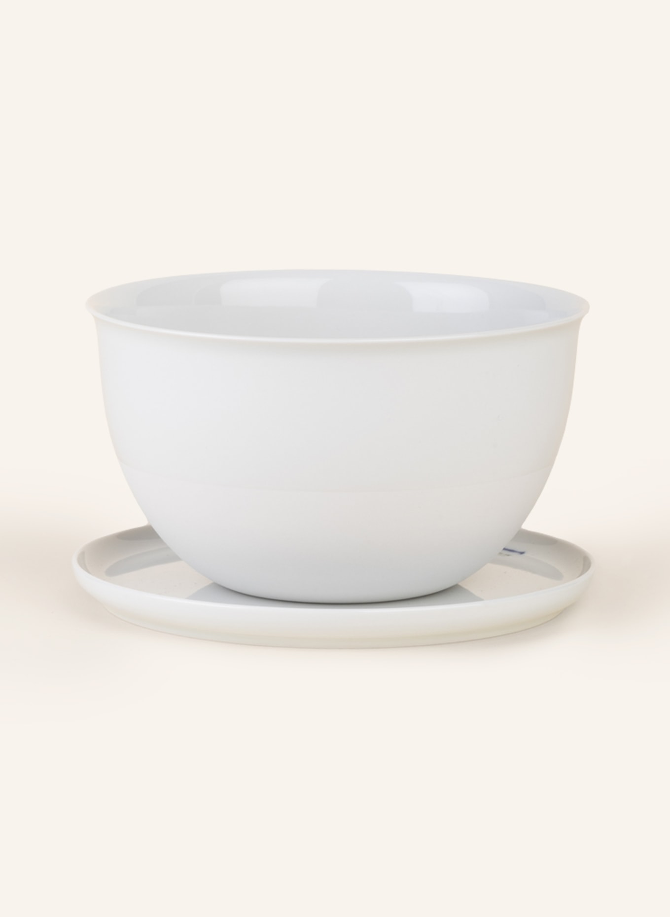 KPM Set LAB: Bread plate and bowl, Color: WHITE (Image 1)