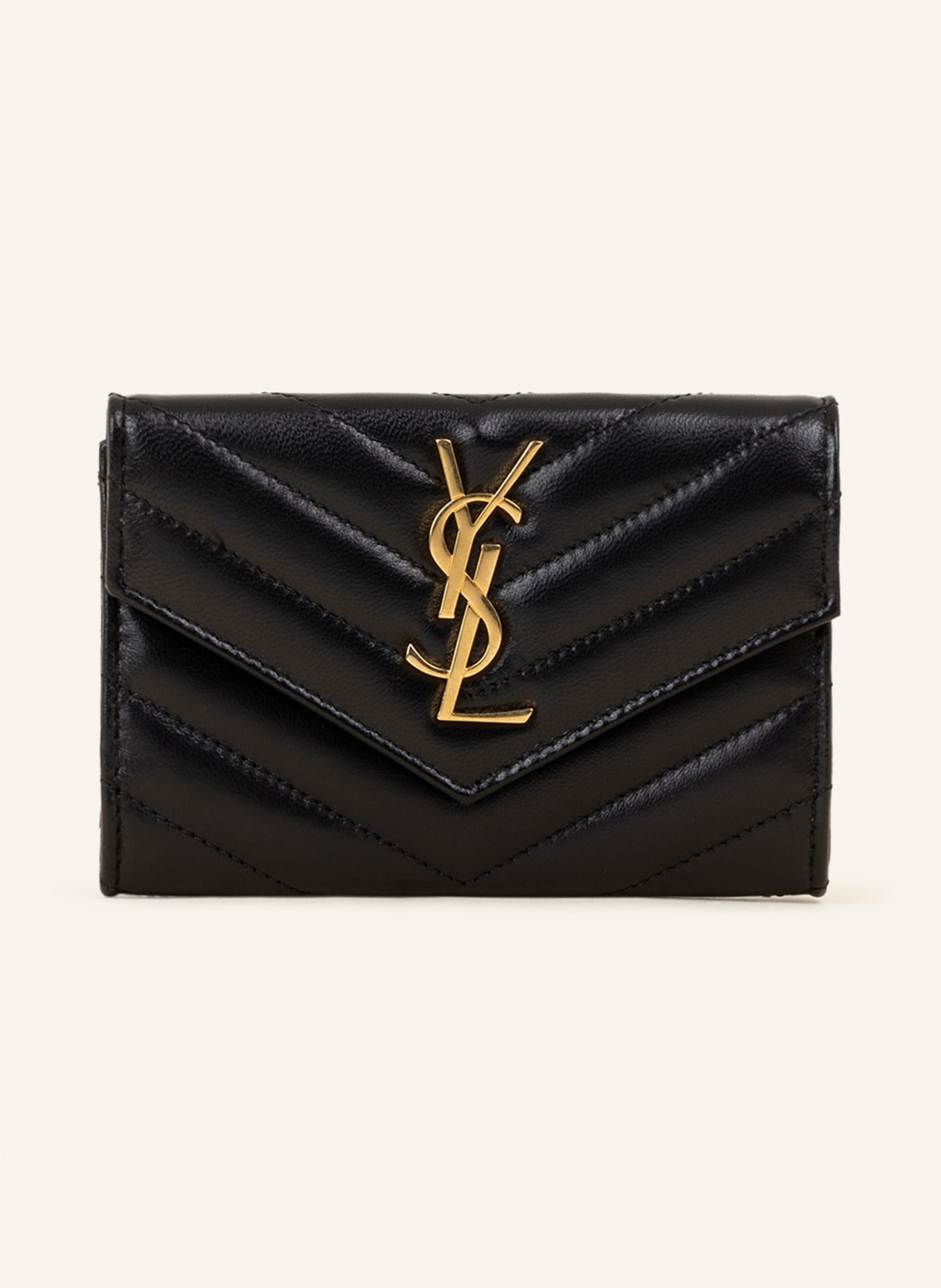 SAINT LAURENT Geldbörse CASSANDRE: SCHWARZ